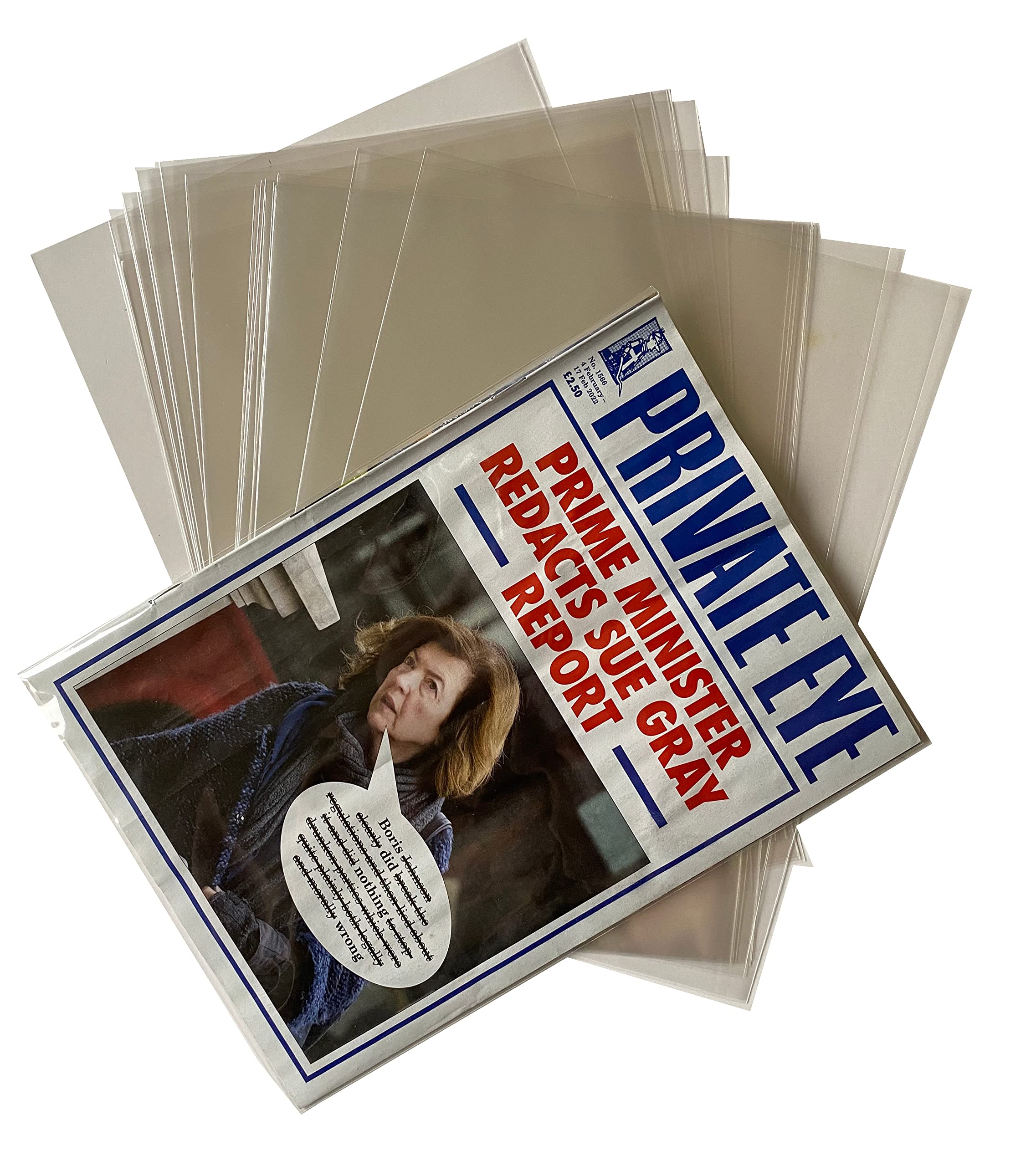Custodie di protezione, compatibili con Rivista Private Eye, Archive Standard, Acid Free, 12 x 9 pollici, 230 x 308 mm, 50