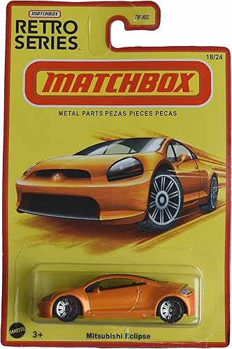 Hot Wheels Matchbox Mitsubishi Eclipse, Serie Retro