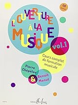 Livres L'ouverture à la musique Vol.1 + CD PDF Livres L'ouverture à la musique Vol.1 + CD PDF