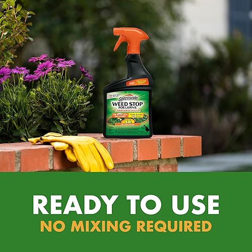 Miniatura 5 de Spectracide Weed Stop For Lawns Plus Crabgrass Killer - Spray concentrado, mata malas hierbas, no el césped, 32 onzas líquidas