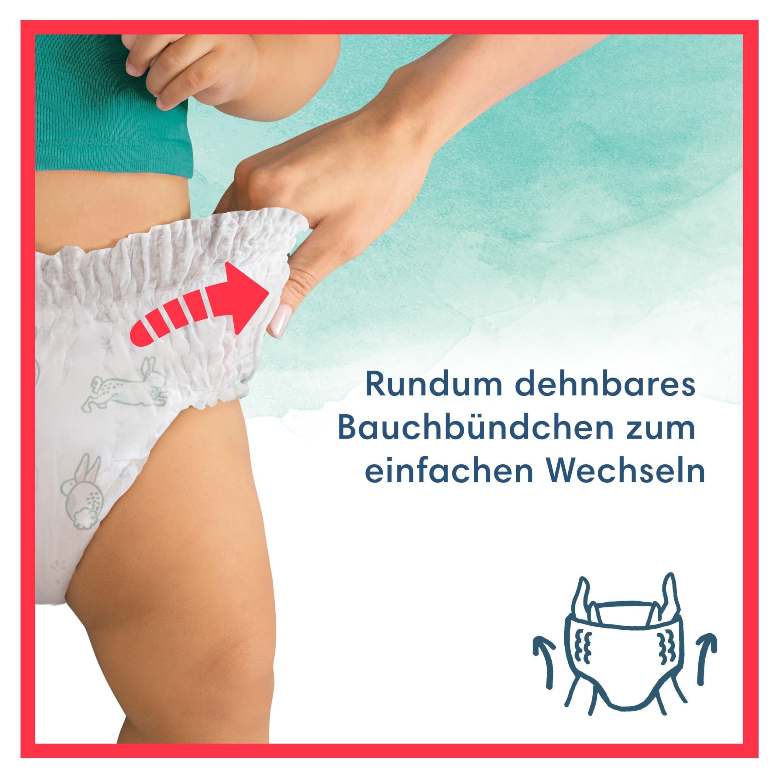 Pampers Baby Windeln Pants Größe 4 (9kg-15kg) Harmonie, 96 Höschenwindeln Alte Version