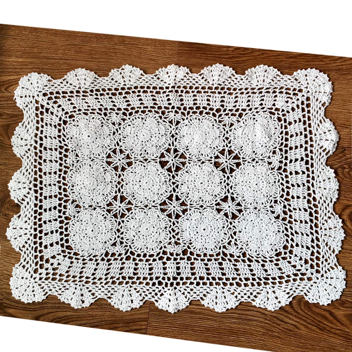 Crochet Doilies Rectangle EMBROIDERY & ORIGAMI
