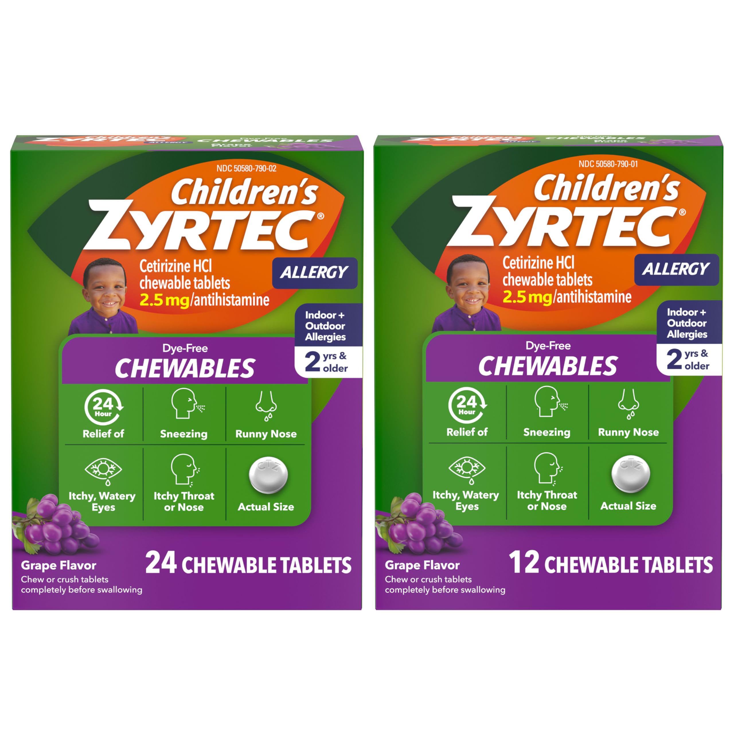 Children's Zyrtec, Kid's Chewable Allergy Medicine