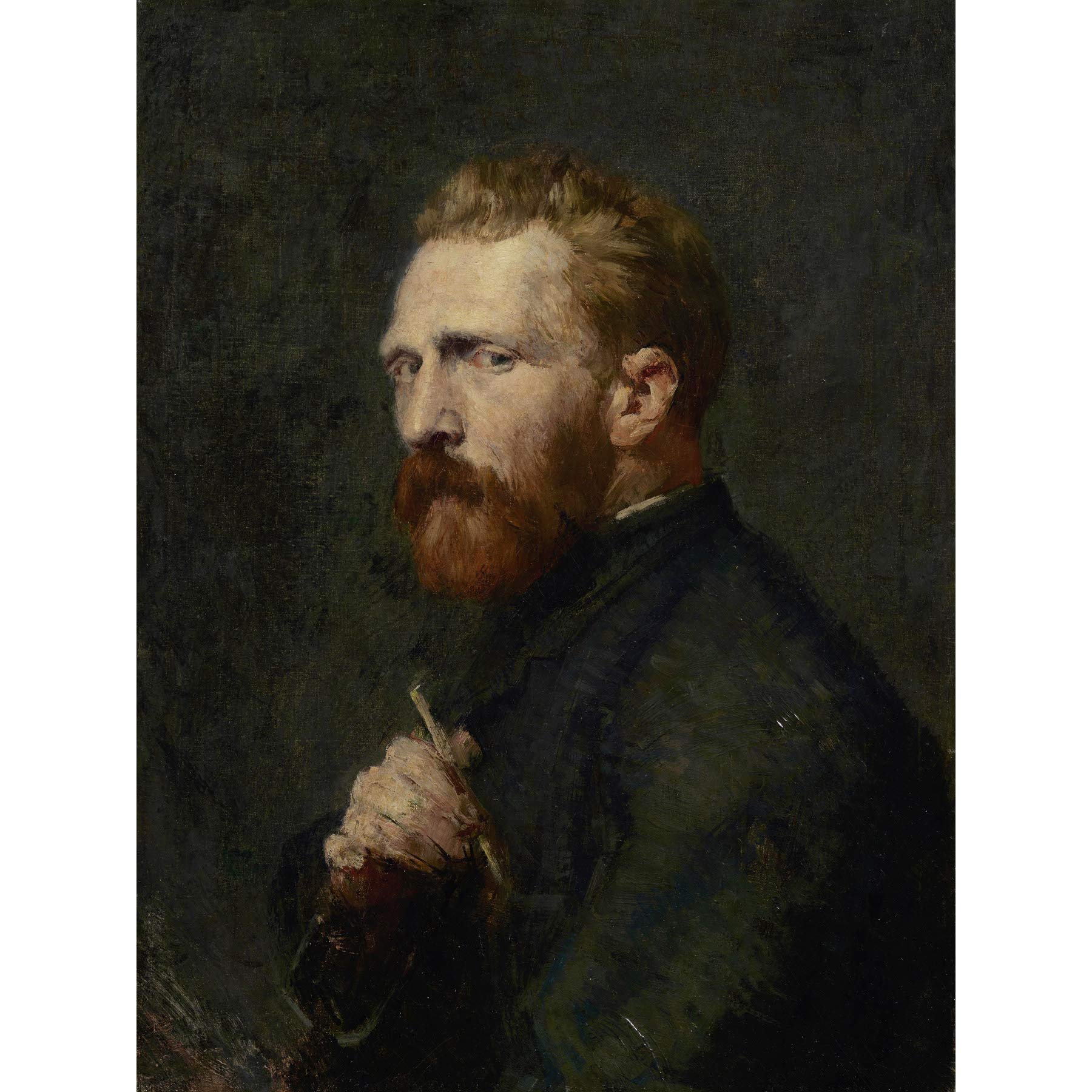 Russell Portrait Artist Vincent Van Gogh Painting Premium Wall Art Canvas Print 18X24 Inch