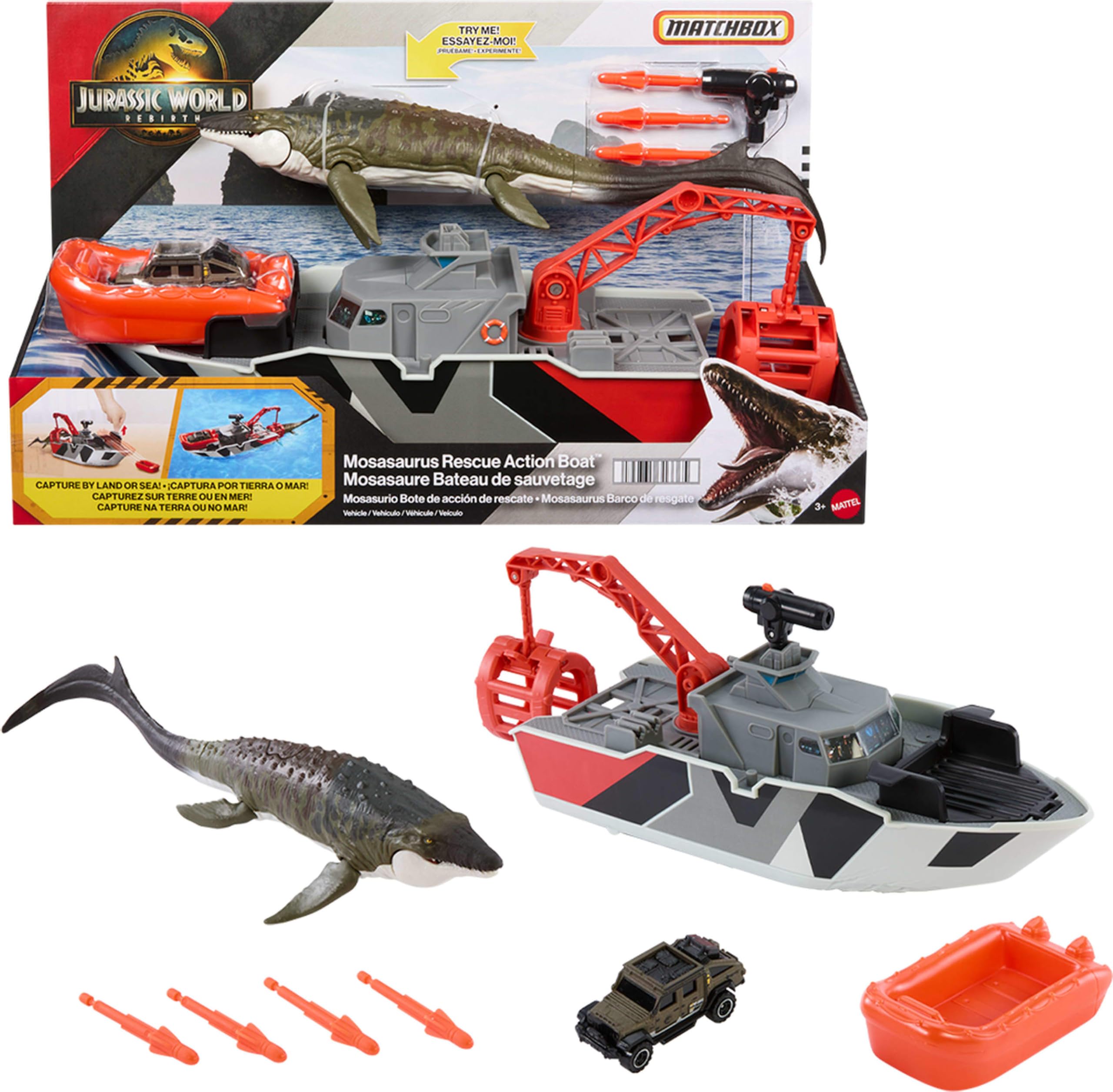 Matchbox Jurassic World Dino Boat