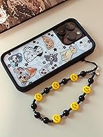 Vista 2 de Drawwind Collarín con cuentas para teléfono, correa universal para celular, pulsera linda, correa de muñeca, cadena con cuentas, accesorios hechos a