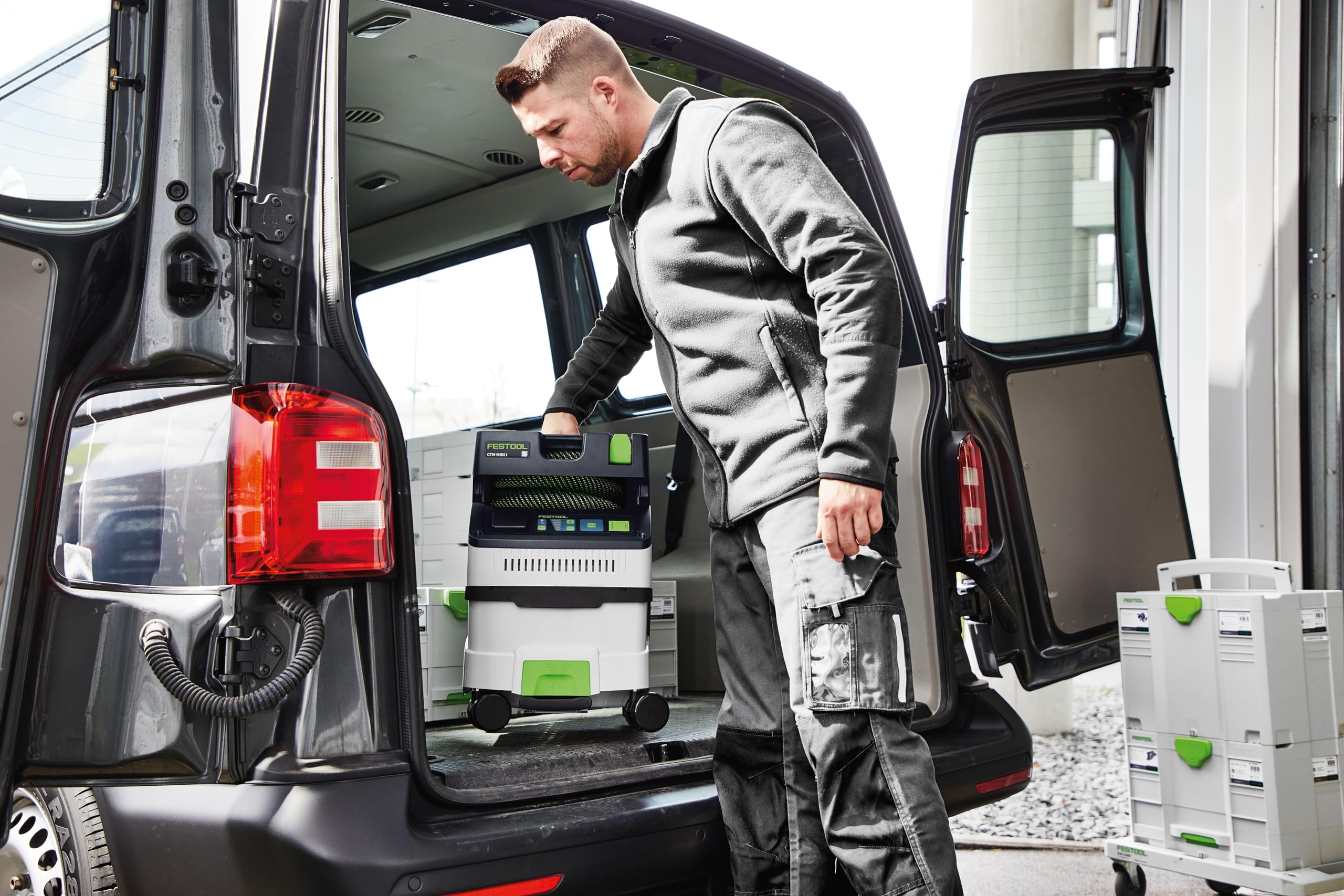 Festool - Aspirateur CLEANTEC 1200W CTL MIDI I CT-F Classe L 15L + avec Accessoires 578038