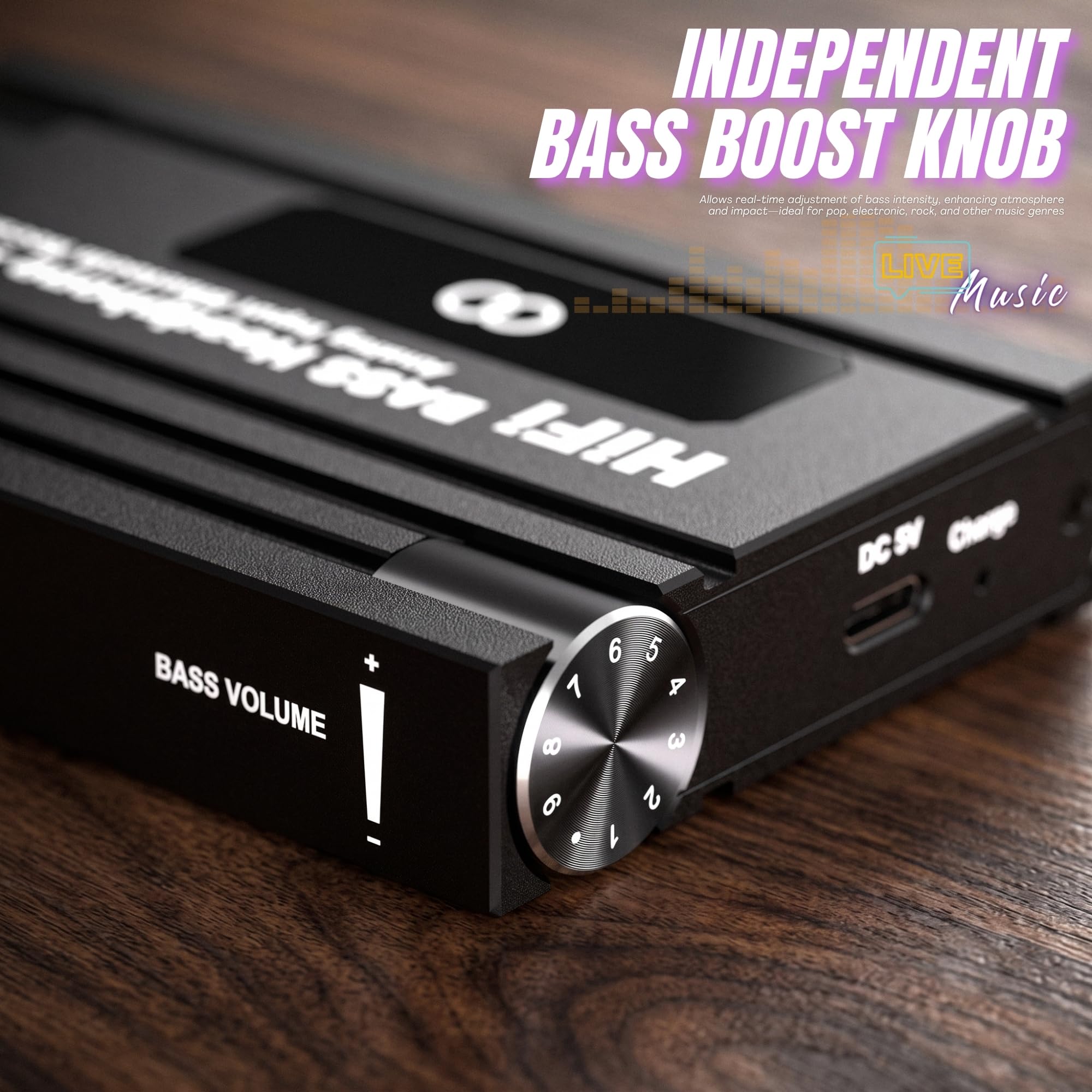 Amplificateur de casque HiFi 16-600Ω, prise jack 3,5 mm avec amplificateur