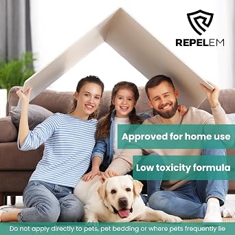 REPELEM Moth Killer Spray, Repellent for Wardrobes - Permethrin 1L | Professional Strength Permethrin Formula, For Carpets & Wardrobes, Kills Moths at All Life Stages, Long-Lasting Repellent