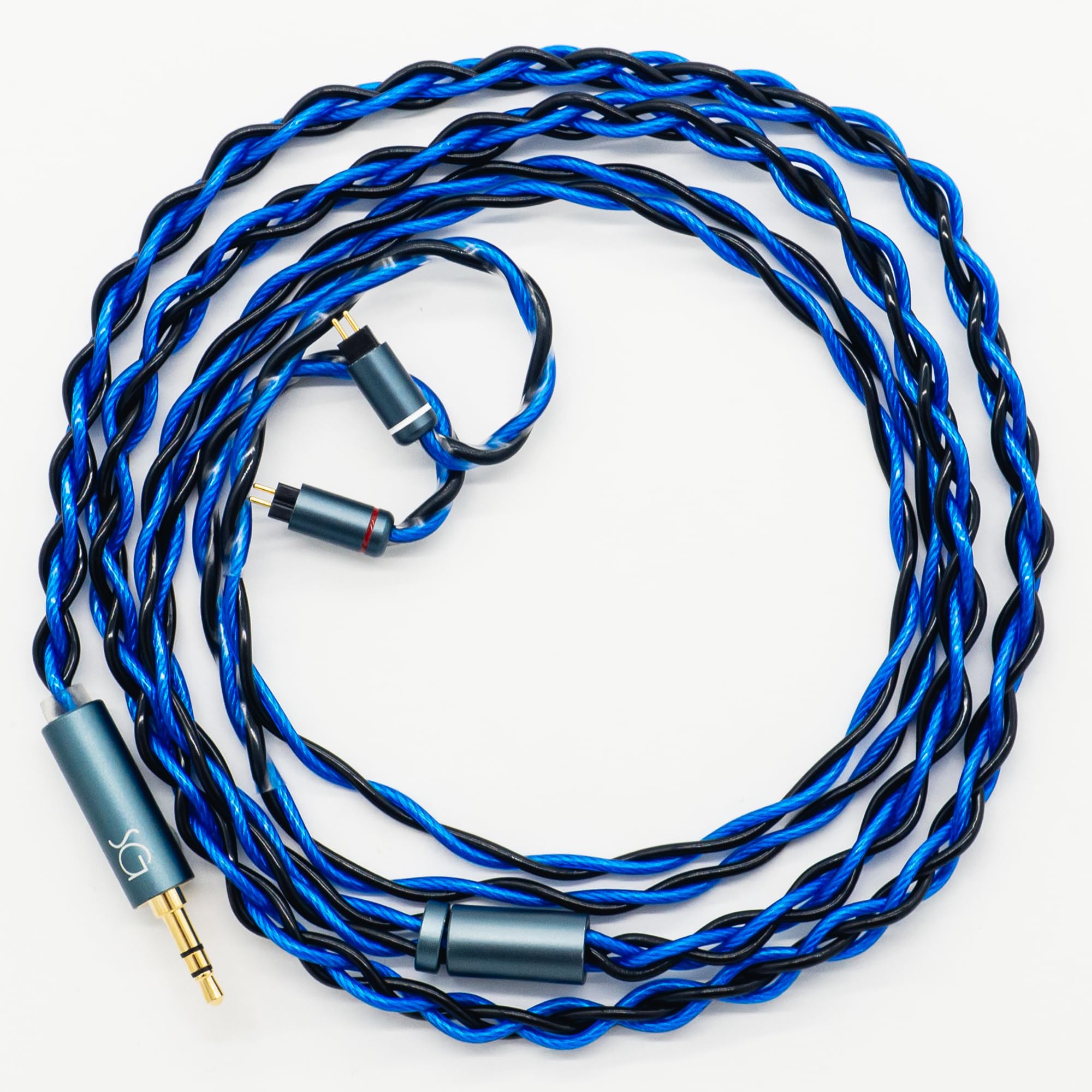 SoundsGood Blhwt Balfoot 4 Core Handmade Re-Cable High Purity Sterling Silver Copper Alloy Silver Plated Oxygen Free Copper OFC Earphone Upgrade Cable Replacement Cable (2Pin-3.5mm)-image-41