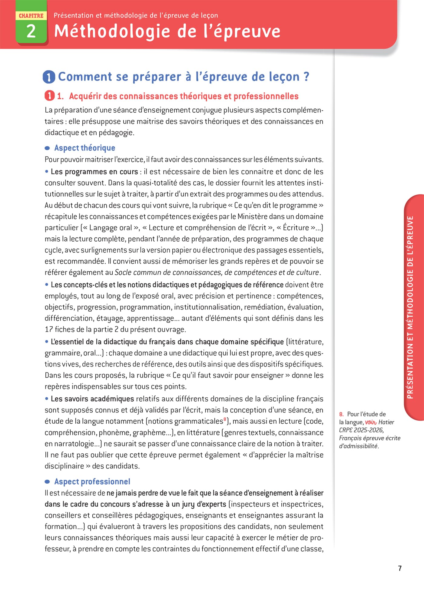 Français - CRPE 2026-2027 - Epreuve orale d'admission