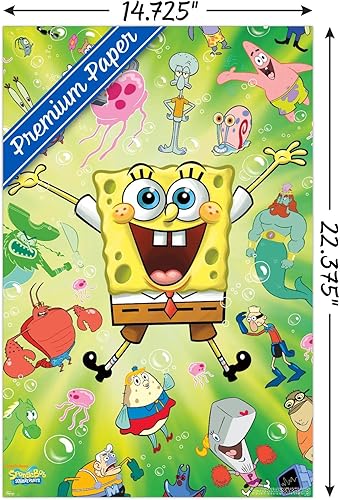 Miniatura 10 de Trends International Nickelodeon SpongeBob Squarepants - Póster de pared de Kamp Koral, 22.37 x 34.00 pulgadas, paquete de impresión y colgador