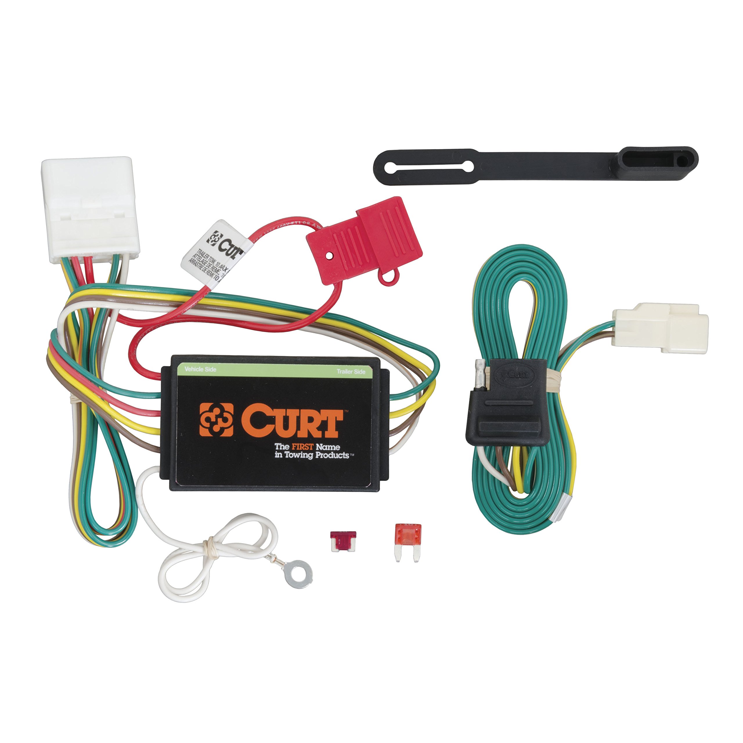 CURT Class 3 Trailer Hitch & Wiring Kit Bundle For 2008-2013 Toyota Highlander (Models 13534 & 56217)
