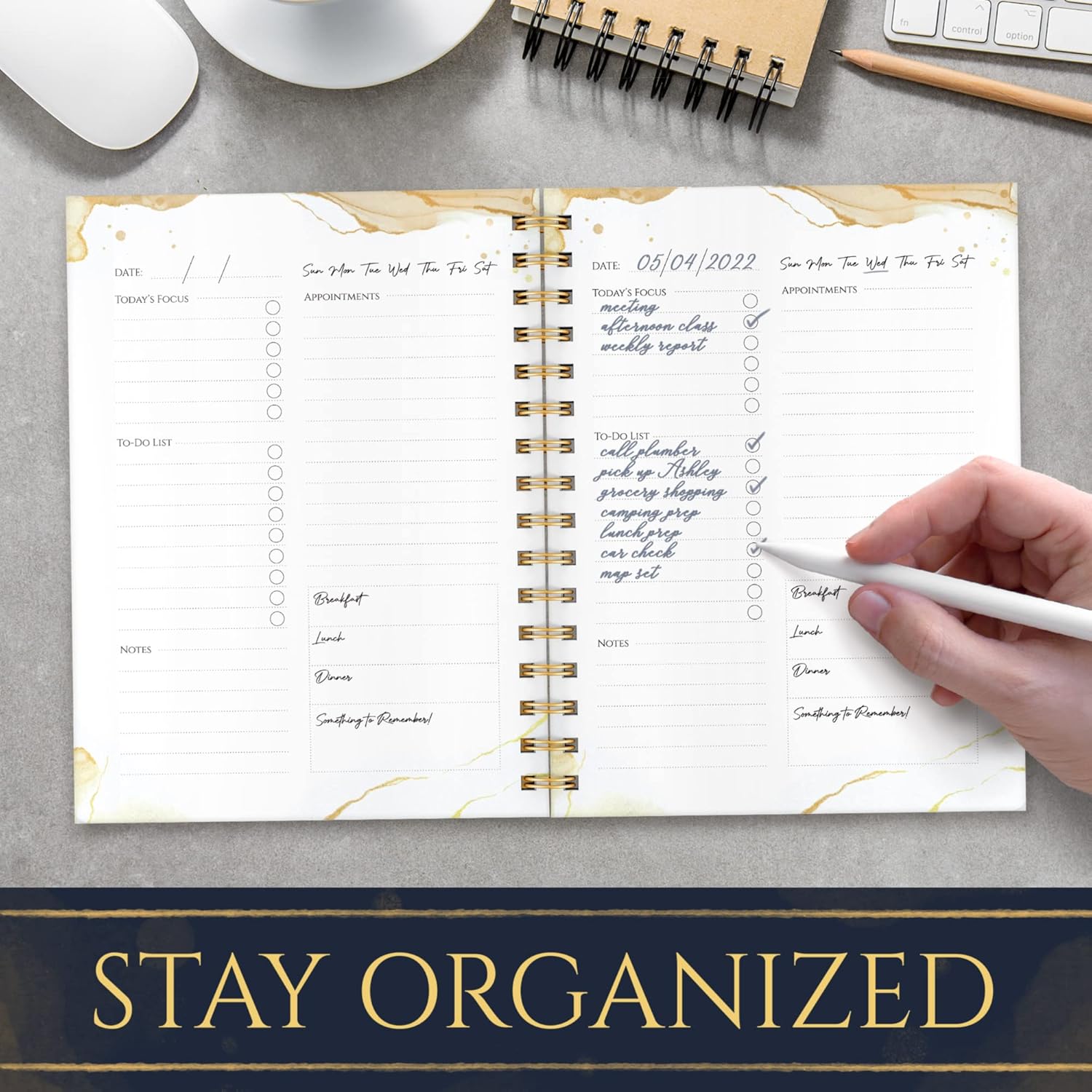Blue Marble To Do List Notebook , Checklist Notebook with Pen , To Do List Notebook for Work , Daily Notebook , Task Notebook , Daily Checklist , Work Notebook , Notebook Planner