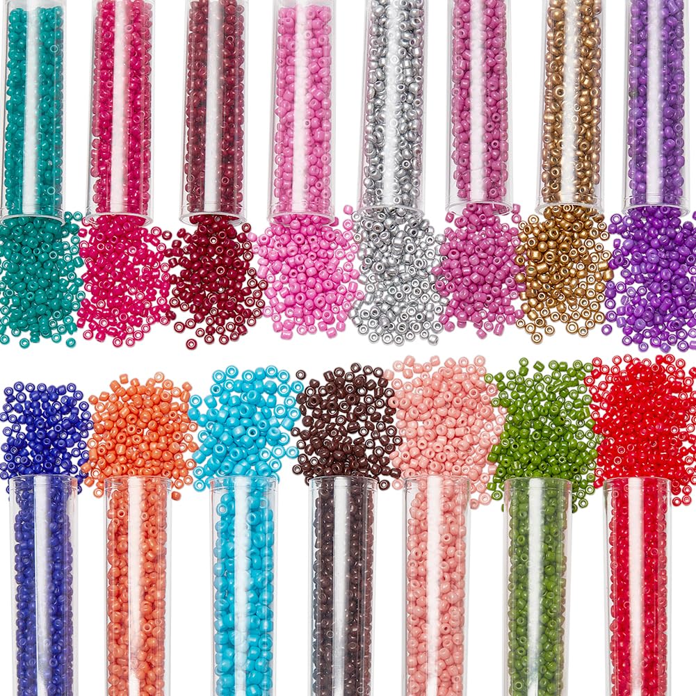 Perles de rocaille en verre NBEADS mini perles rondes pour colliers
