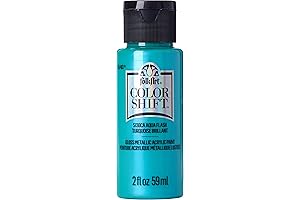 FolkArt Color Shift Aqua Flash Acrylic Paint (2oz)