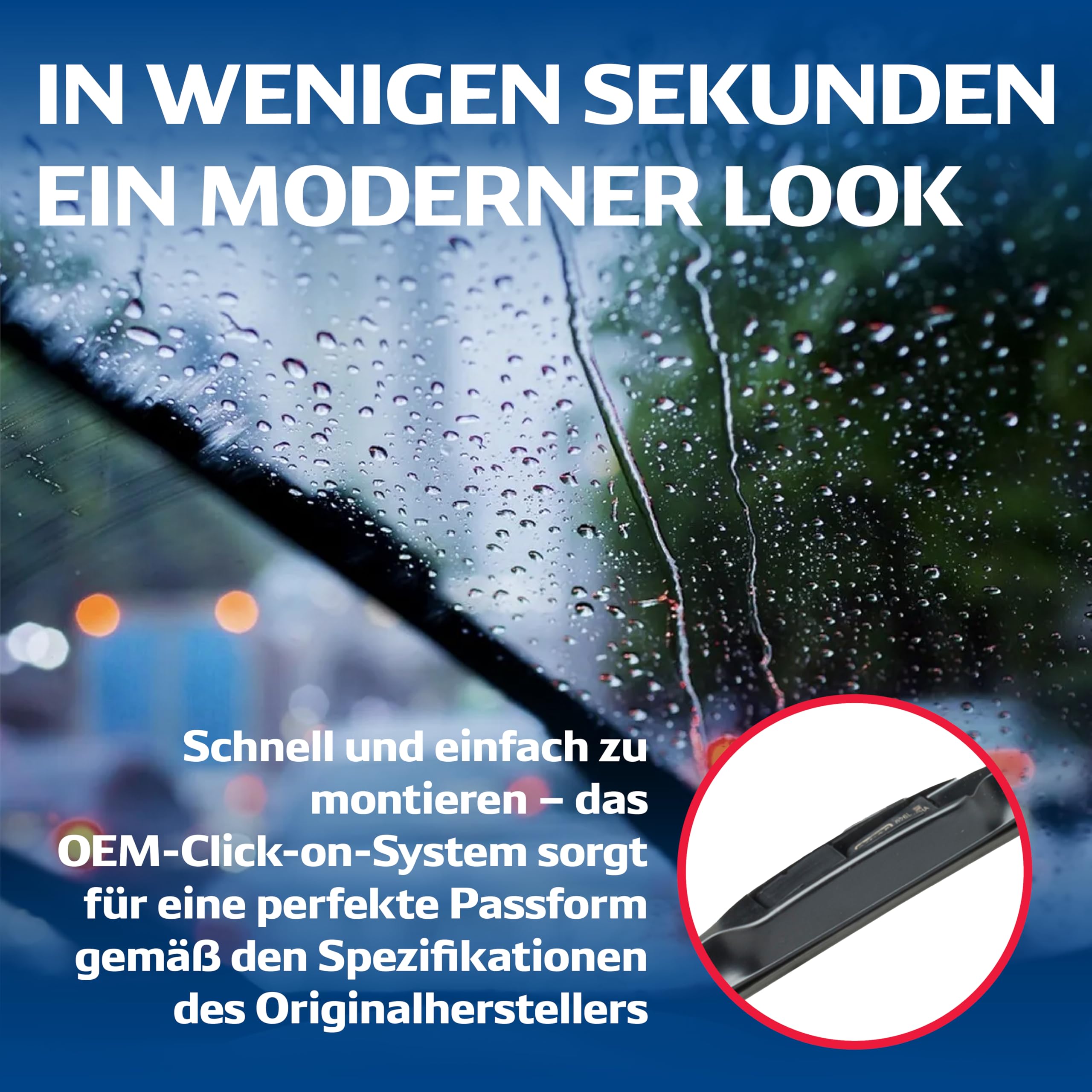 DENSO Flachwischer-Set DF-081 (650/400 mm, Linkslenker): Zwei leise, langlebige Wischer mit aerodynamischem Design. OEM-Qualität, breite Kompatibilität, 2-Jahre Garantie.