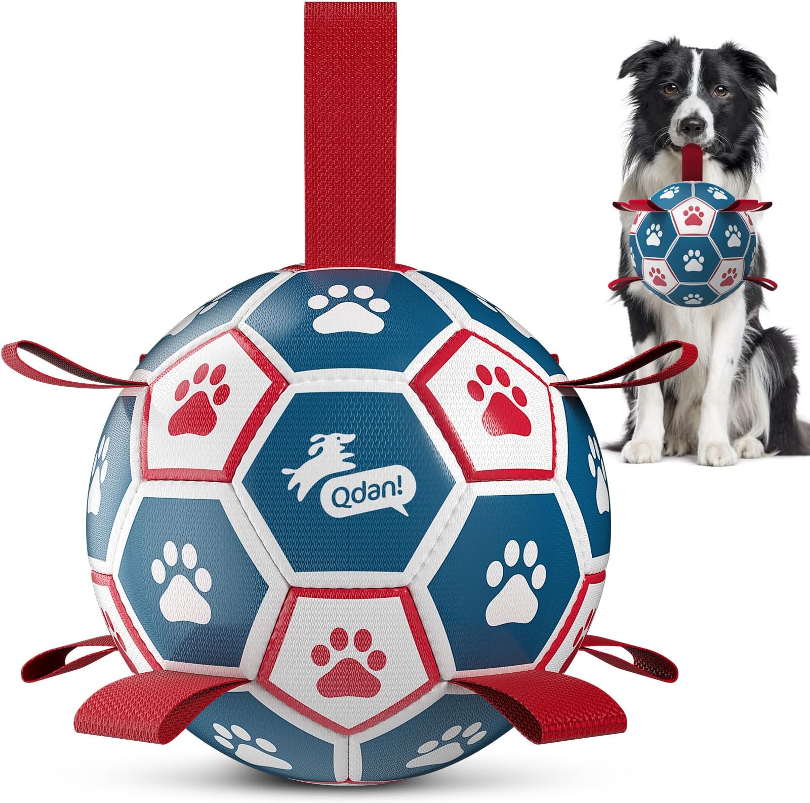 - Dog Balls, World Cup Soccer Ball with Straps, Durable Herding Balls for Small Medium Pet, Puppy Birthday Gifts, Dog Water Toy, Pet Toys Puppy Ball (6 Inch)