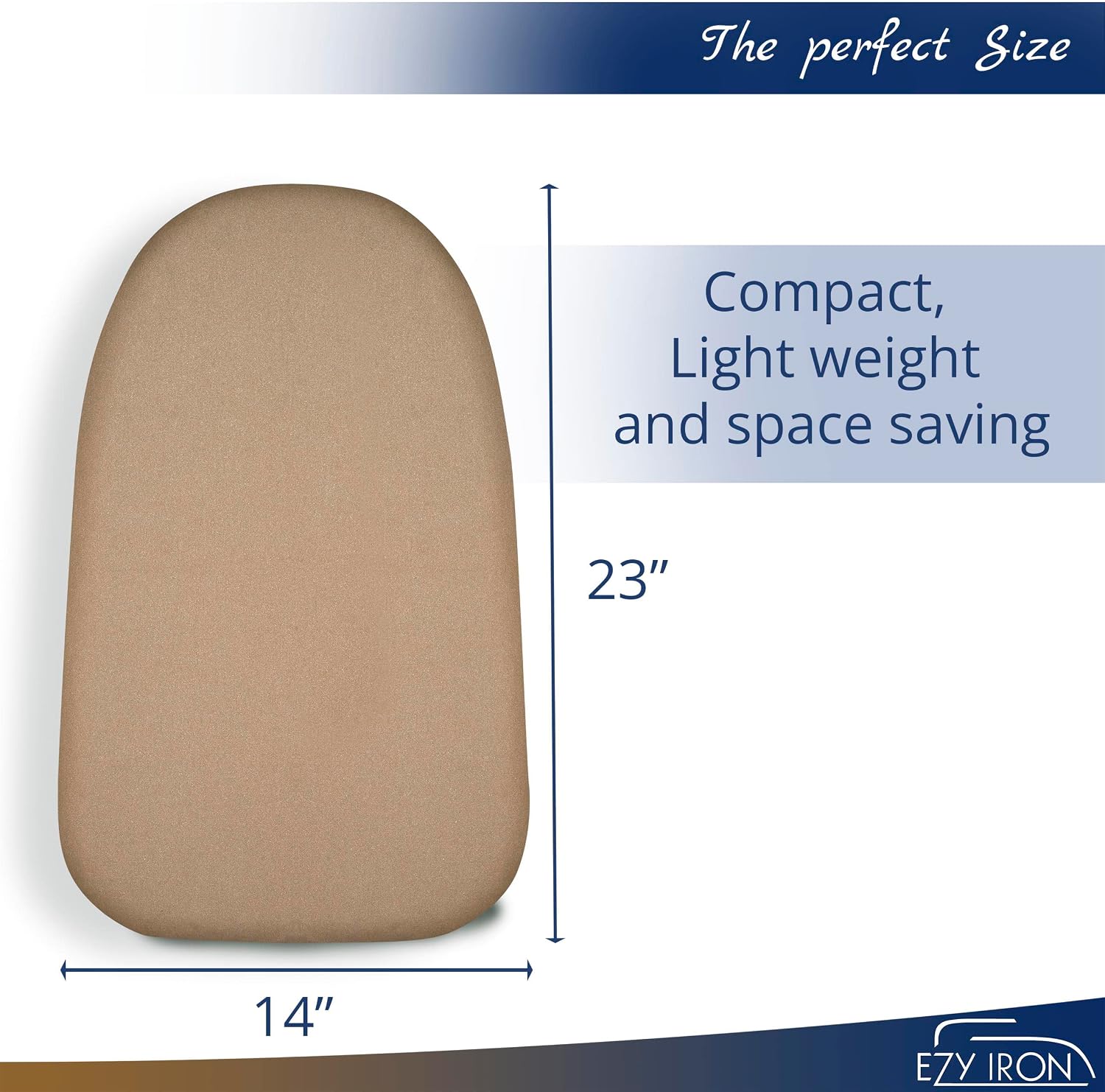 Ezy Iron Tabletop Ironing Board Small Portable 24x14 Compact Mini Table Top Iron Board Set with Cover and pad for Sewing, Travel, RV, Dorm with Folding Legs and Laundry Wash Bags & Iron Rest