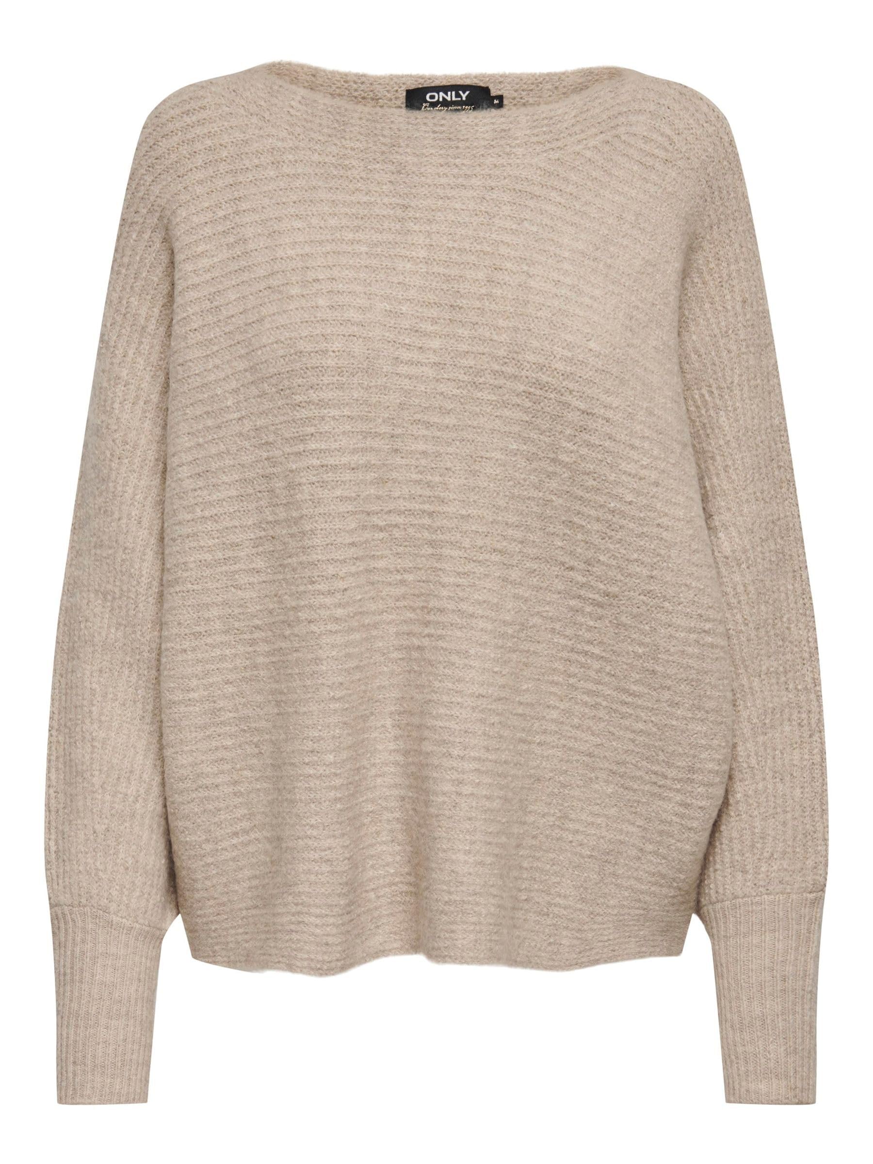 ONLY Womens Onldaniella KNT Noos L/S Pullover Sweater, Nomad, M UK