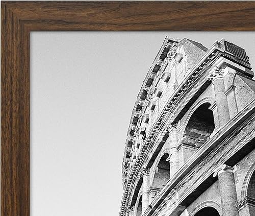 Vista 918 de Americanflat - Marco para póster de 71 x 74 cm con plexiglás pulido, portarretratos negro de madera industrializada, Epic Collection, marco ancho