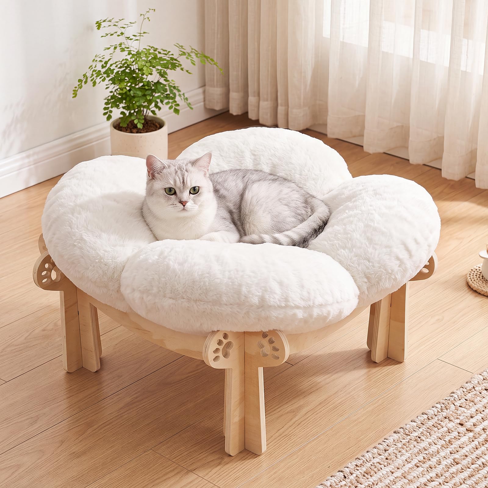 Katzensofa für Wohnungskatzen, Erhöhtes Katzenbett