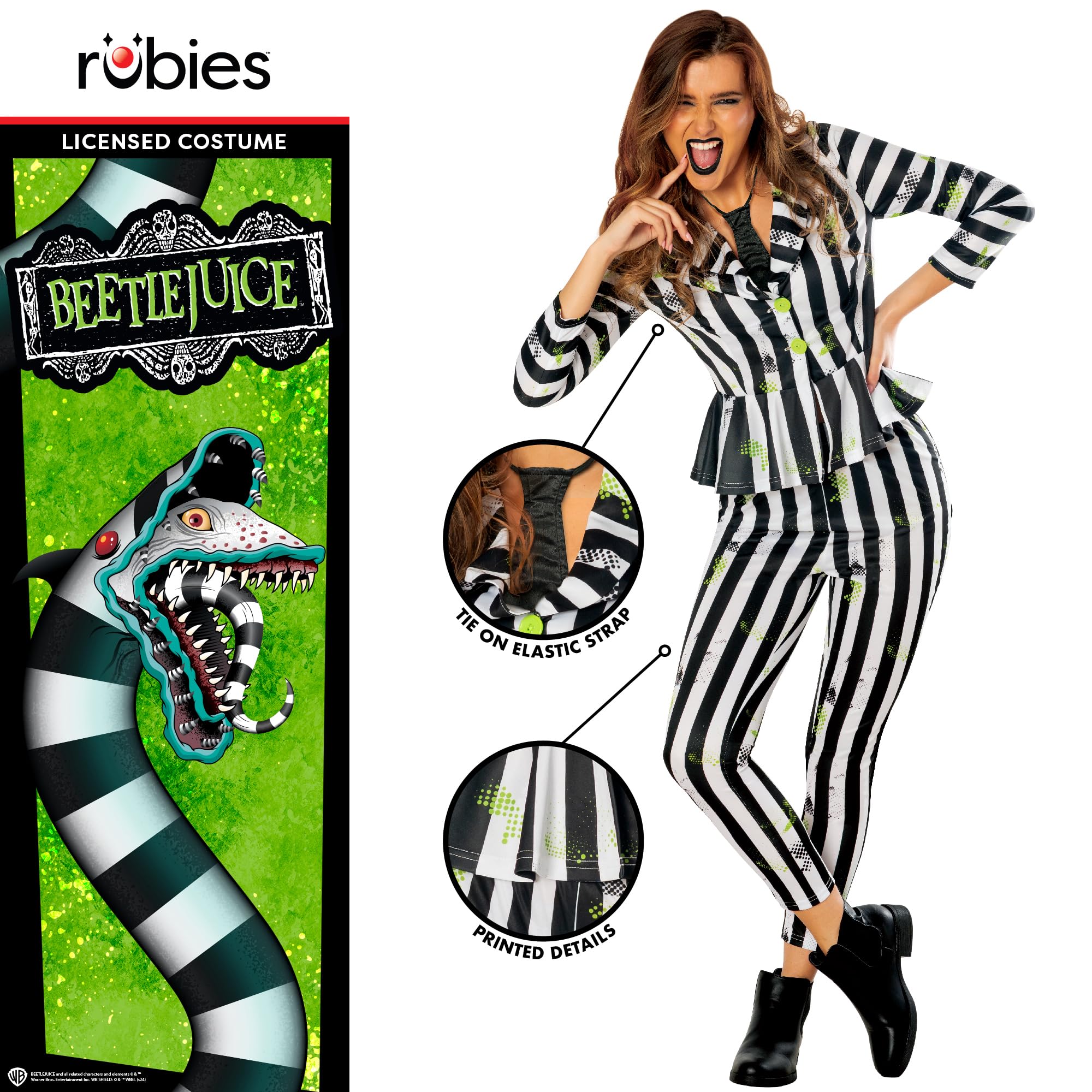 beetlejuice fancy dress ladies Got the Juice Costume