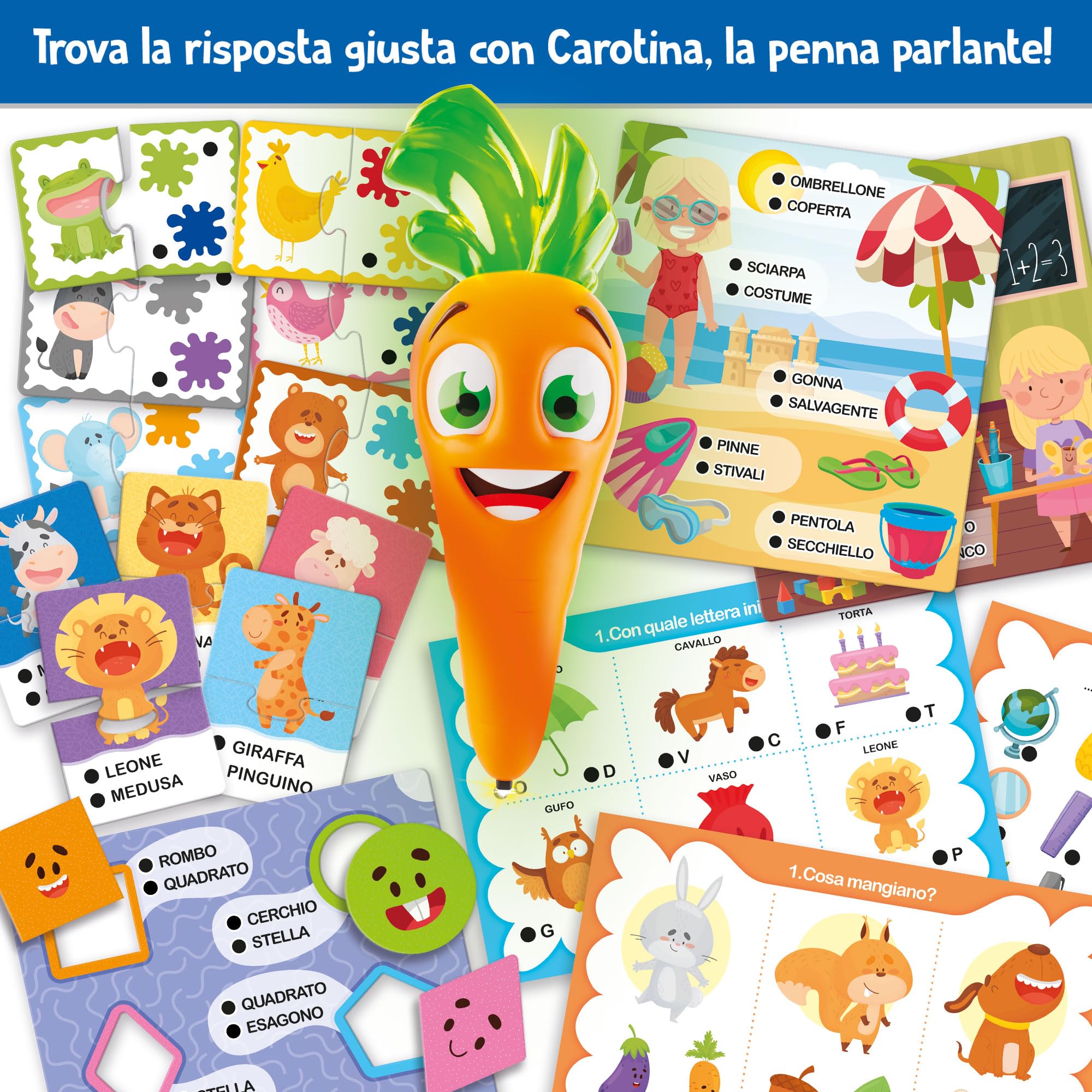 Lisciani Giochi - Carotina Penna Parlante I Primi Giochi educativi, 113781