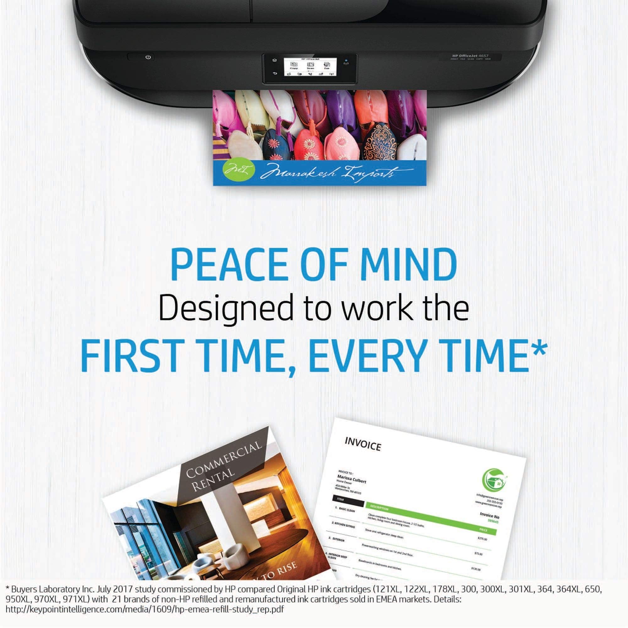 HP Multi Pack 932XL-933XL C2P42AE Confezione da 4 Cartucce Originali ad Alta Capacità, per Stampanti OfficeJet 6100, 6600, 6700, 7110, 7510, 7610 e 7612, Nero, Ciano, Giallo e Magenta