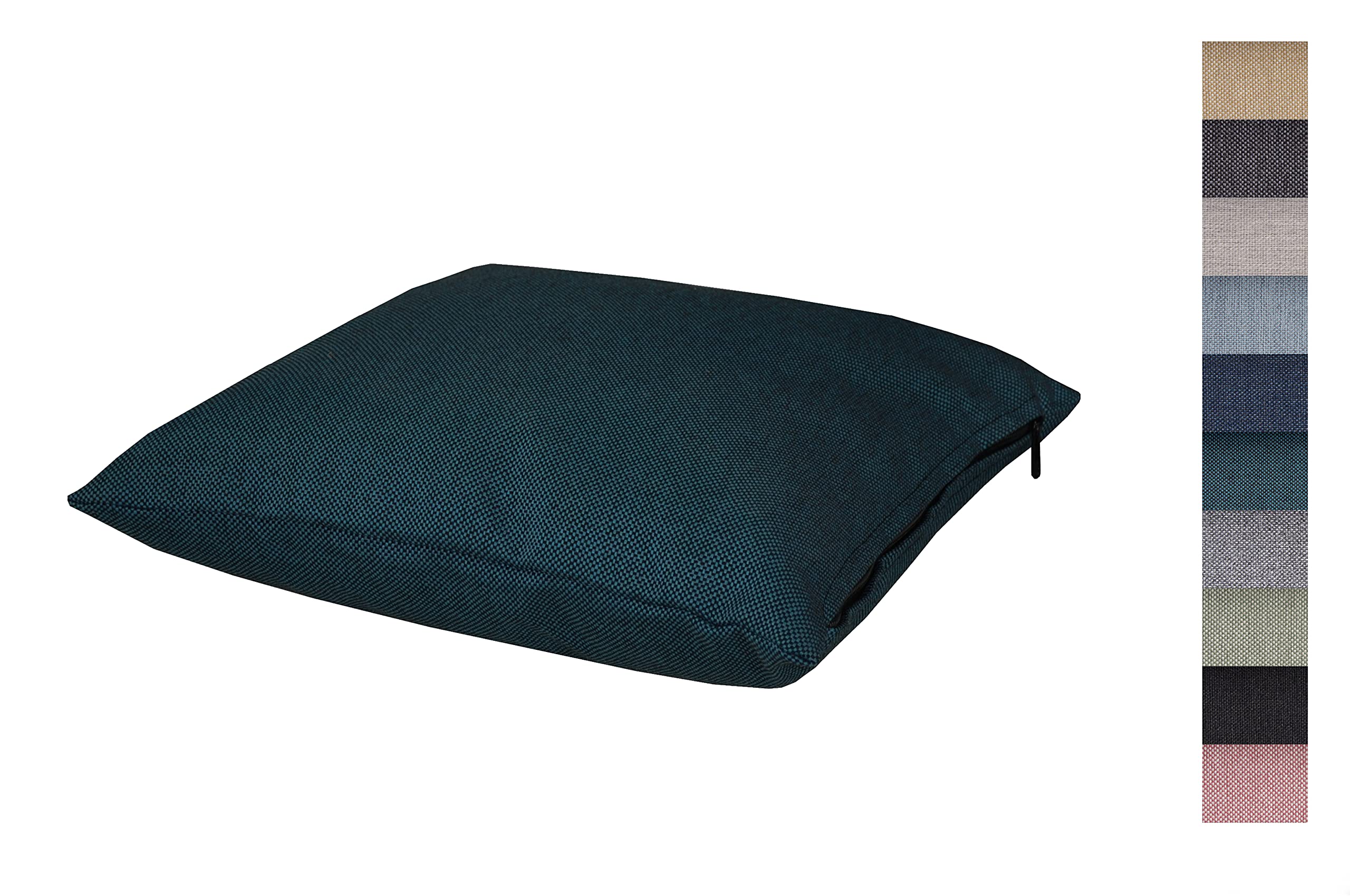POKAR Euro Pallet Seating Set of 2: 1x seat cushion 120x80cm + 1x back cushion 120x40cm, cold foam, removable covers, Home Garden Furniture DIY, indoor outdoor pillow, without pallets, Beige — view 133