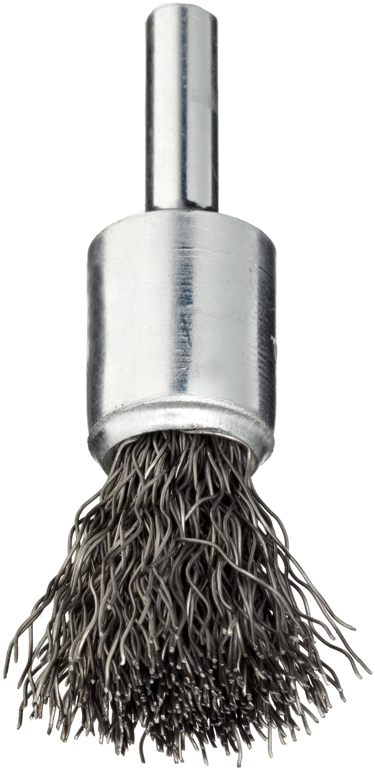 Brosse à bout en fil serti Weiler 10003 de 1/2 po pour décapage précis