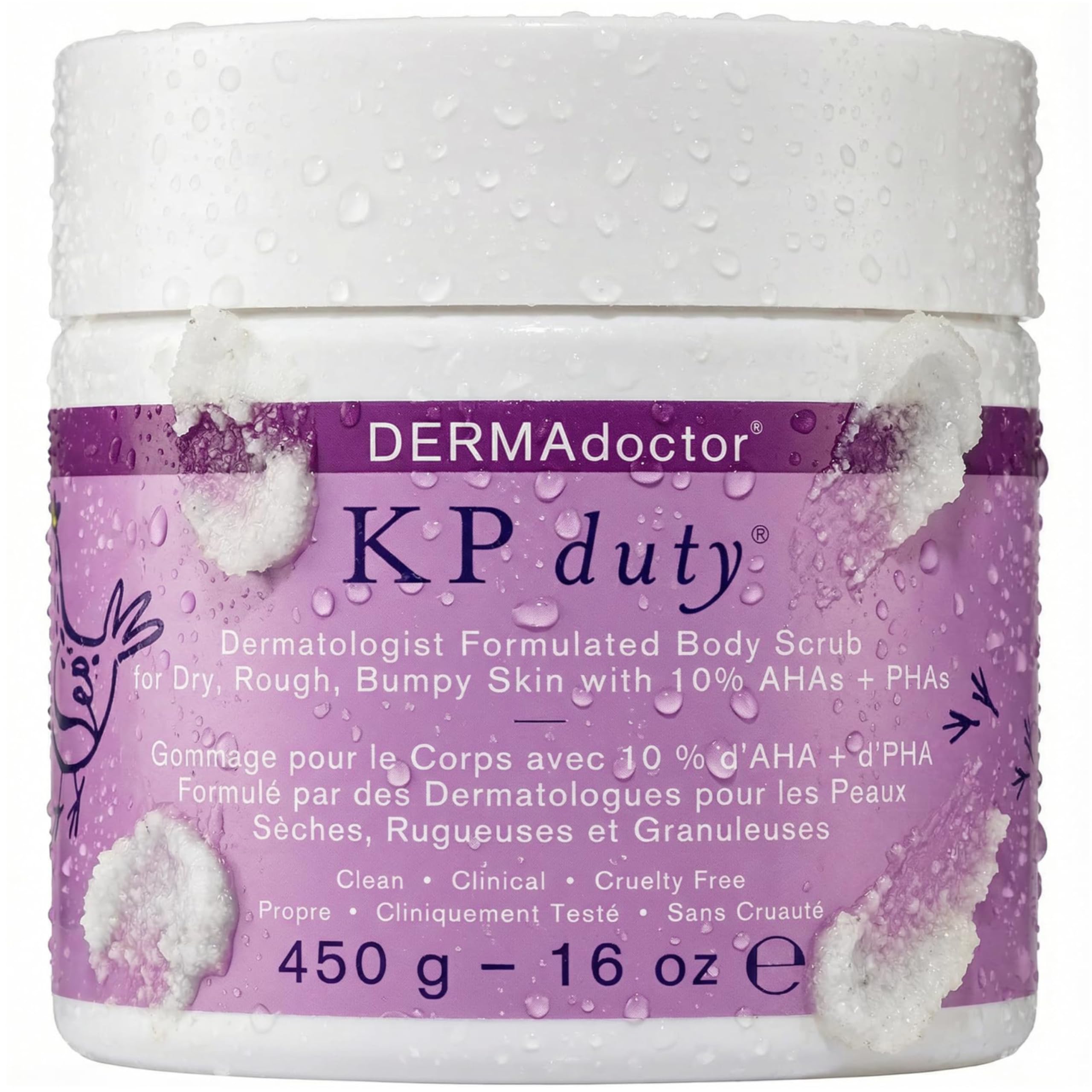 Amazon.com : DERMAdoctor KP Bump Eraser Body Scrub with 10% AHAs +