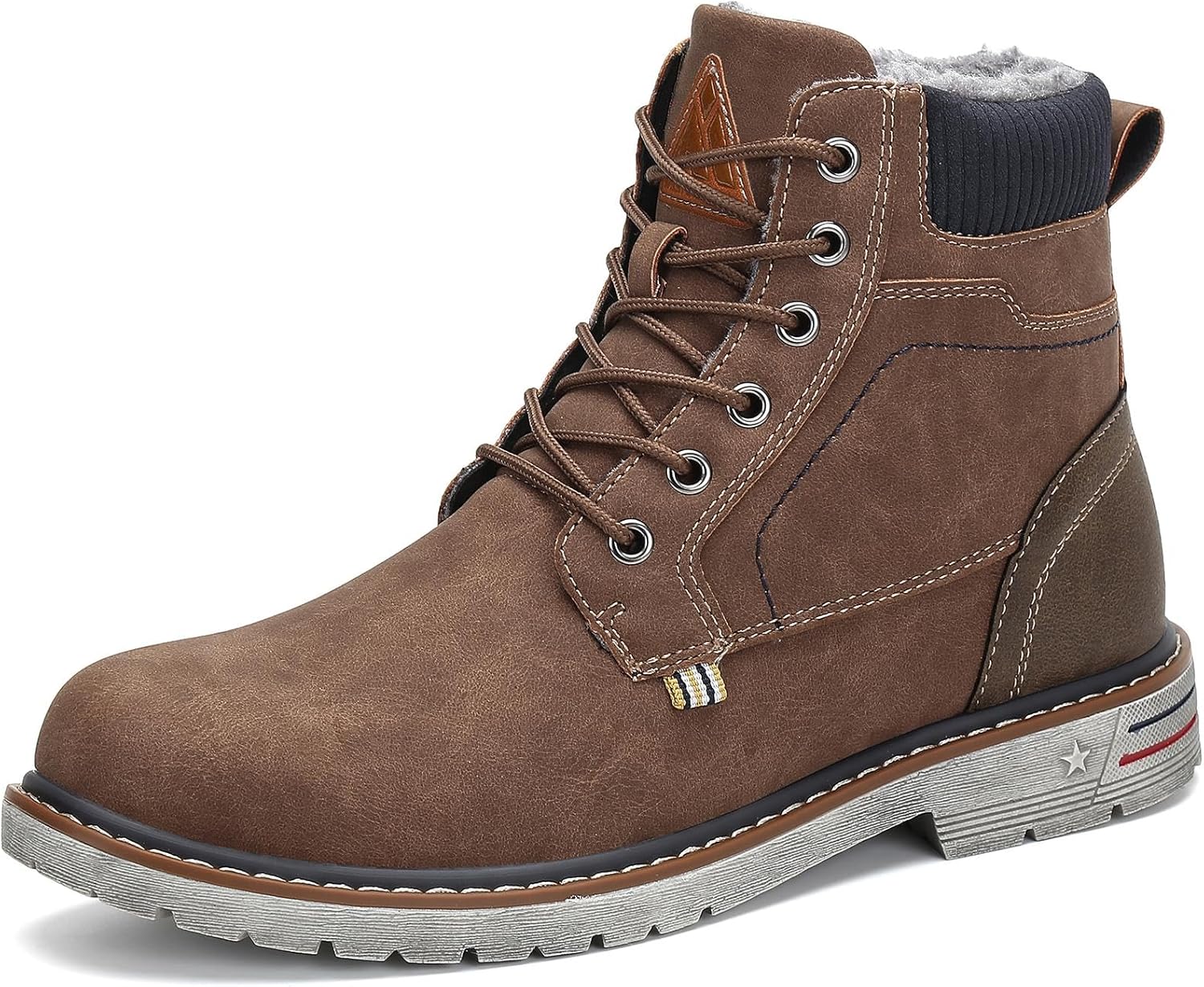 Mishansha Winter Boots for Men Women Waterproof Snow Boots Warm Lined Non Slip Hiking Boot