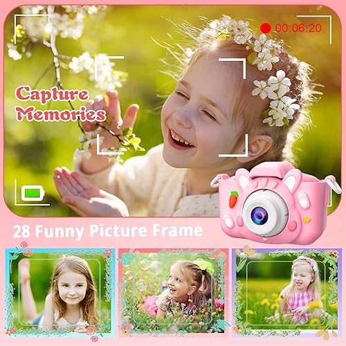 Miniatura 4 de Cámara para niños y niñas, cámara digital ACIXX para niños, regalo de juguete, cámara para niños pequeños, regalos de cumpleaños de Navidad para