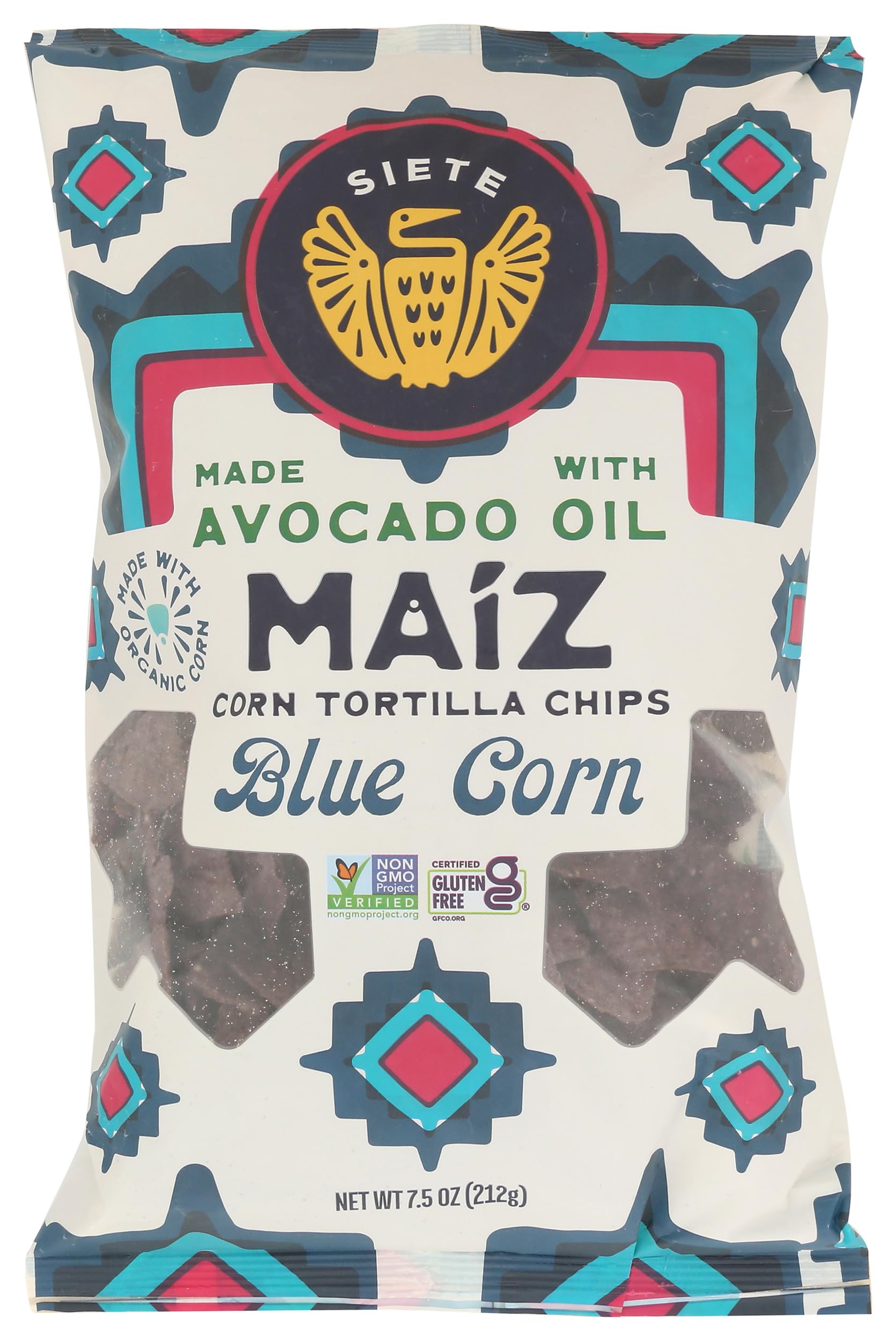 Siete Chips Trtla Blue Crn 7.5 OZ