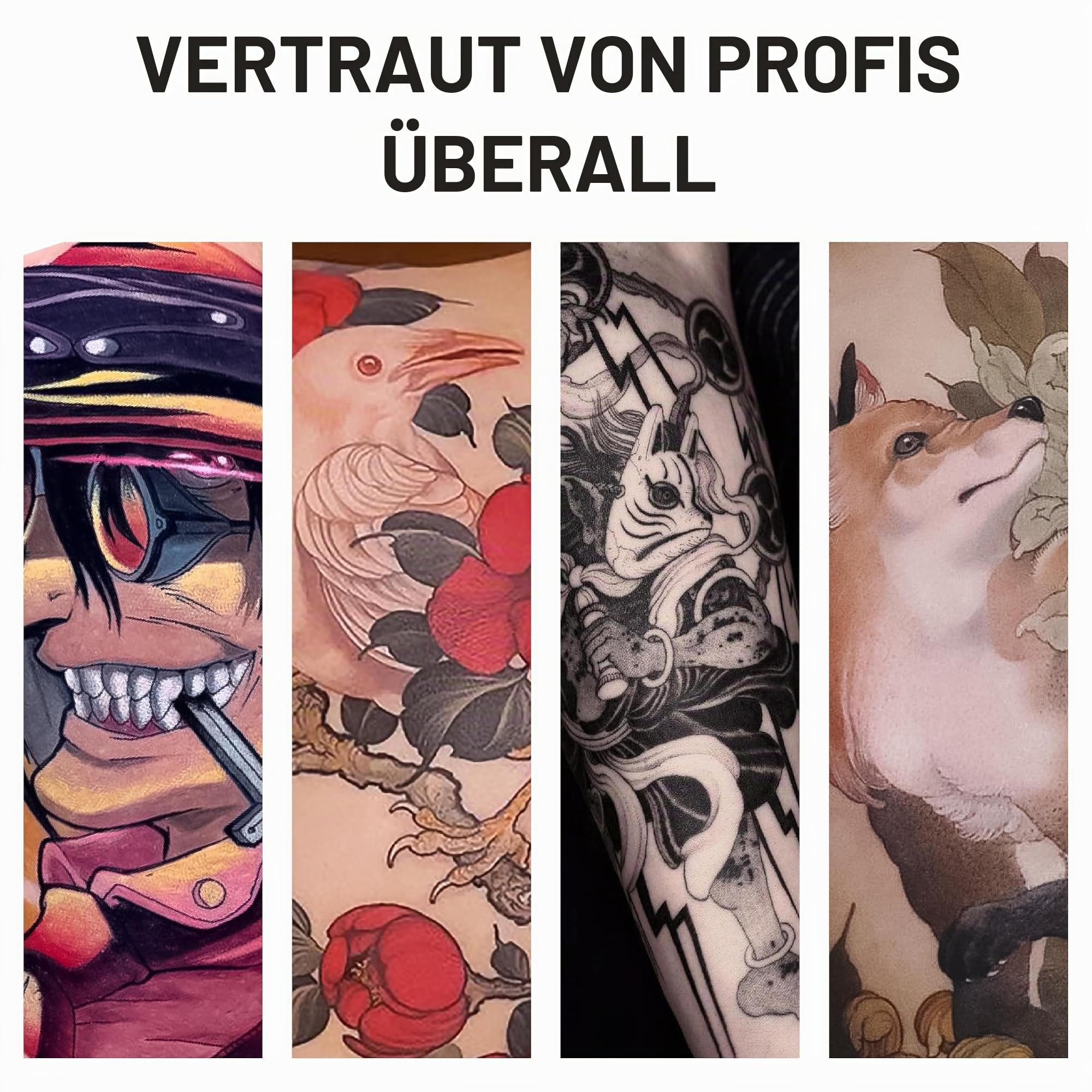 Kuro Sumi Imperial Demon Black - sichere, REACH-konforme Tattoo-Farbe - Tattoofarbe für den Profi-Bedarf - langanhaltende und hochpigmentierte Farbe - 88 ml - Schwarz