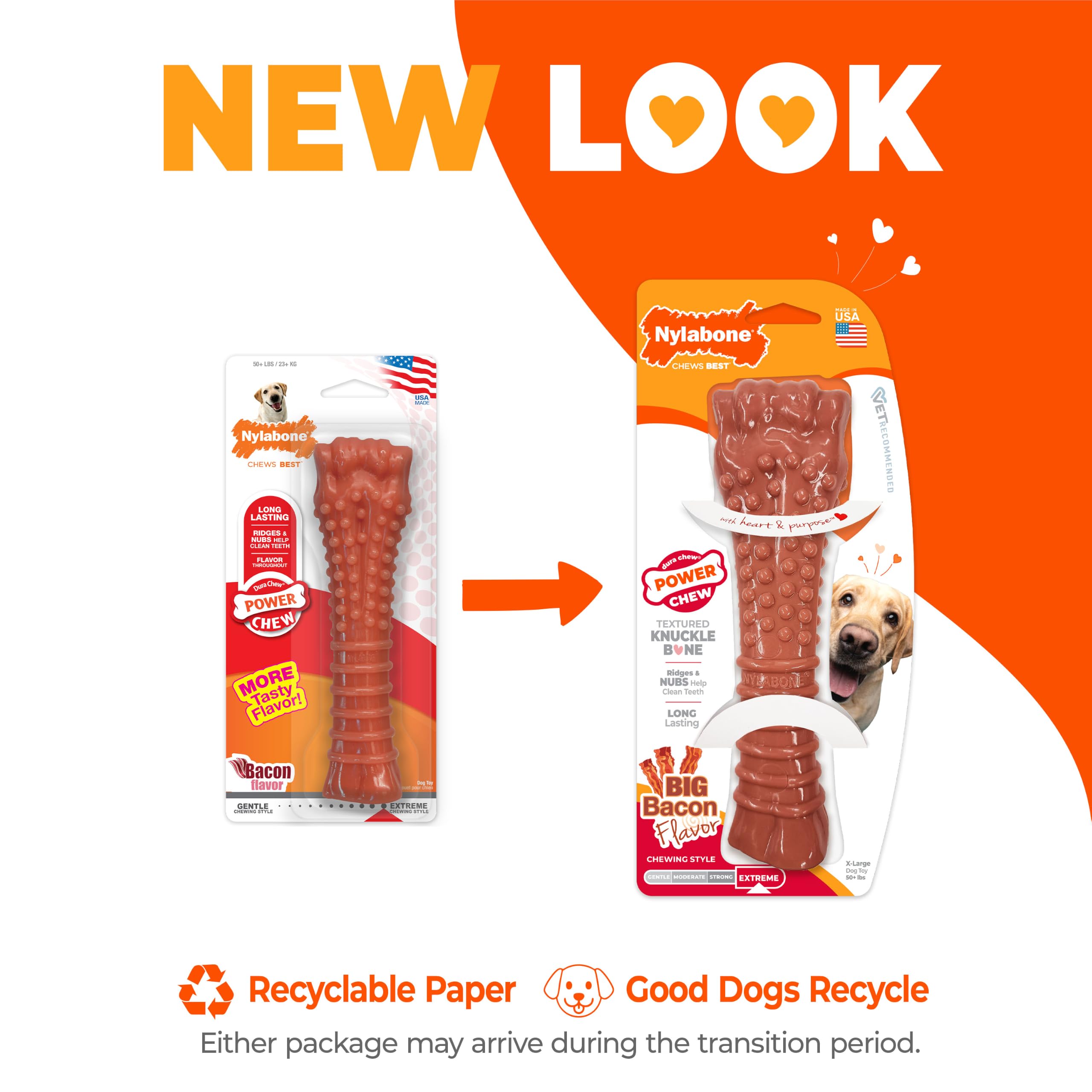 Nylabone Gryzak, Brązowy, XL