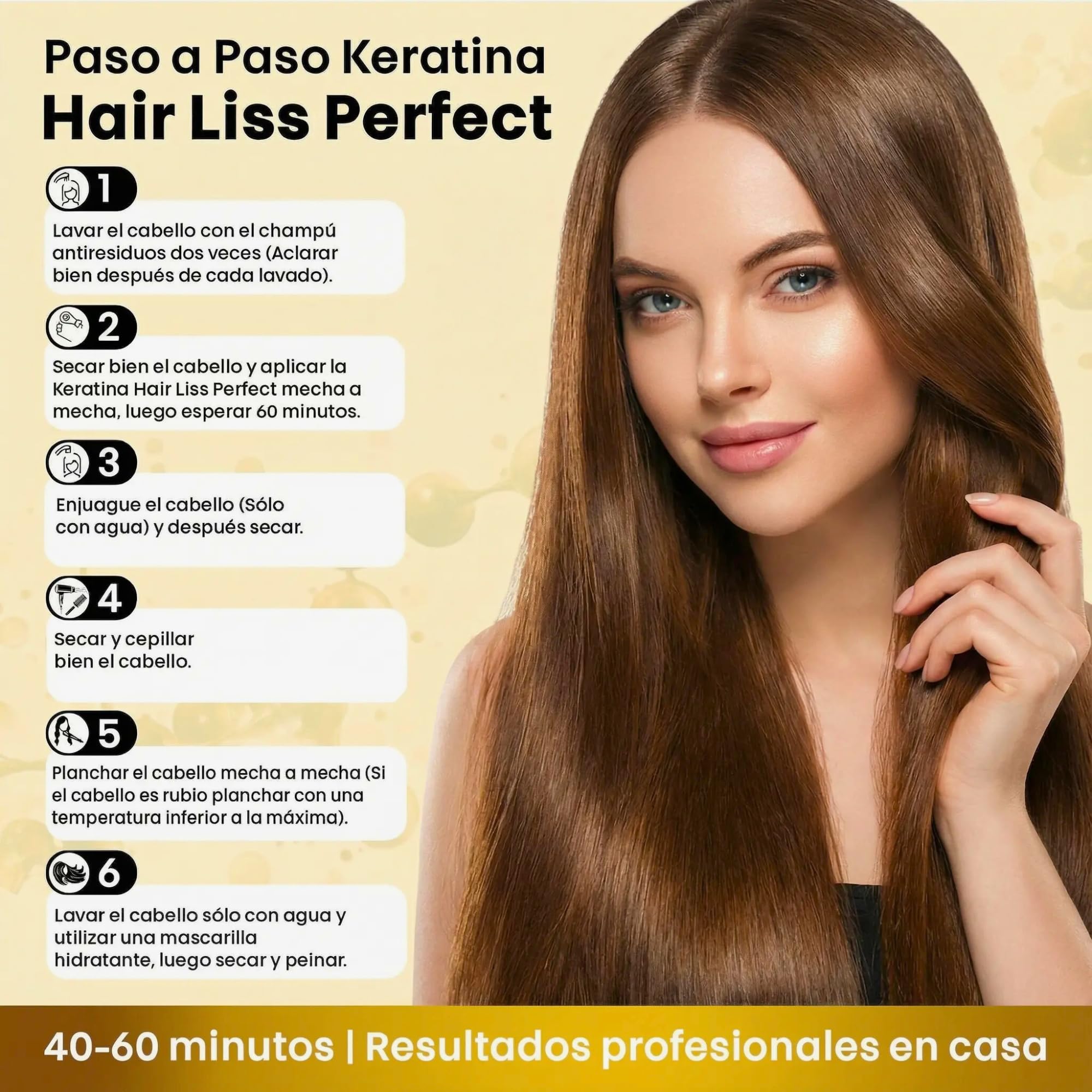 Kit Alisado Brasileño Keratina Orgánica Progresivo 2 x 100 ml