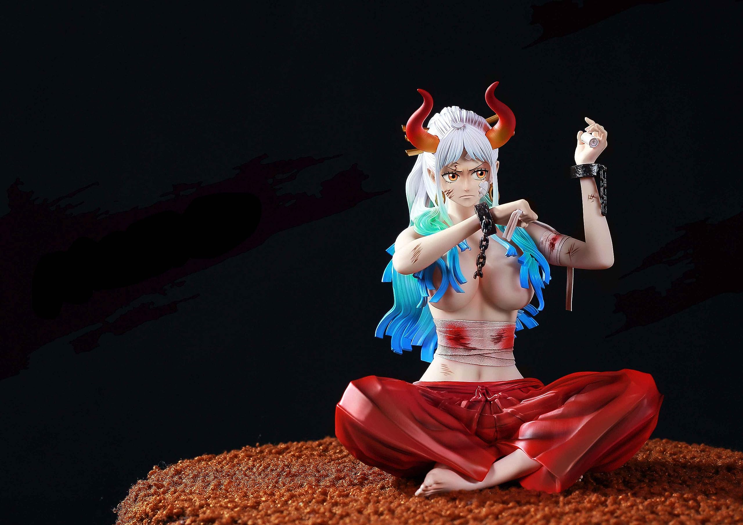 【正規品】ワンピース ヤマト フィギュア ガレージキット 塗装済み完成品 現品販売】ワンピース ヤマト フィギュア ガレージキット 塗装