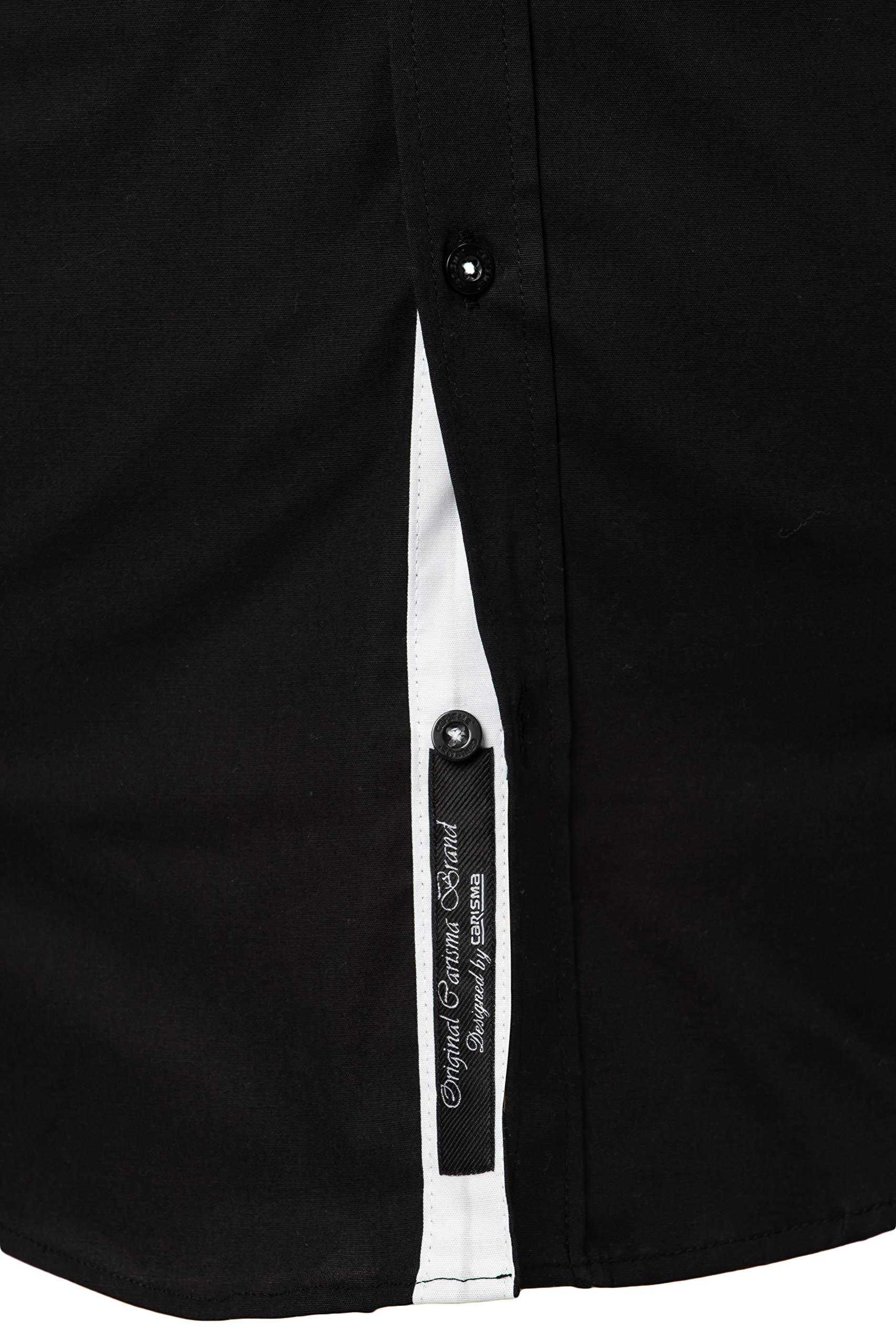 CARISMA Casual męska koszula z krótkim rękawem, slim fit, na czas wolny, do pracy, na wesele
