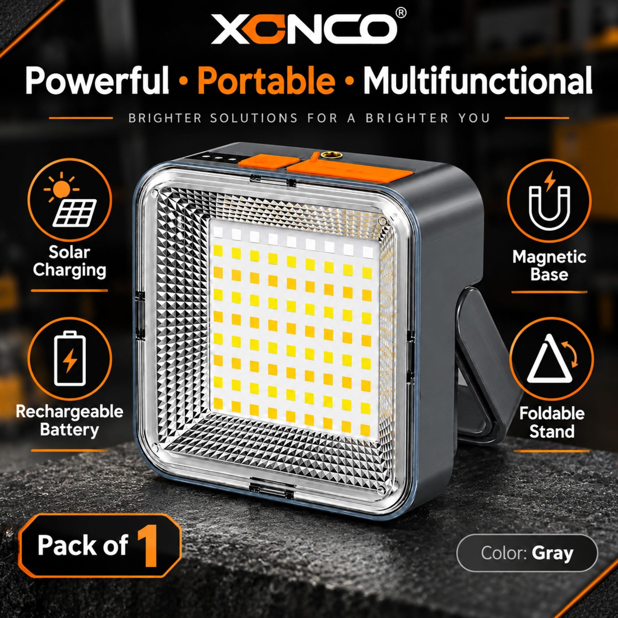 Solar Camping Light - Rechargeable LED Lantern -7