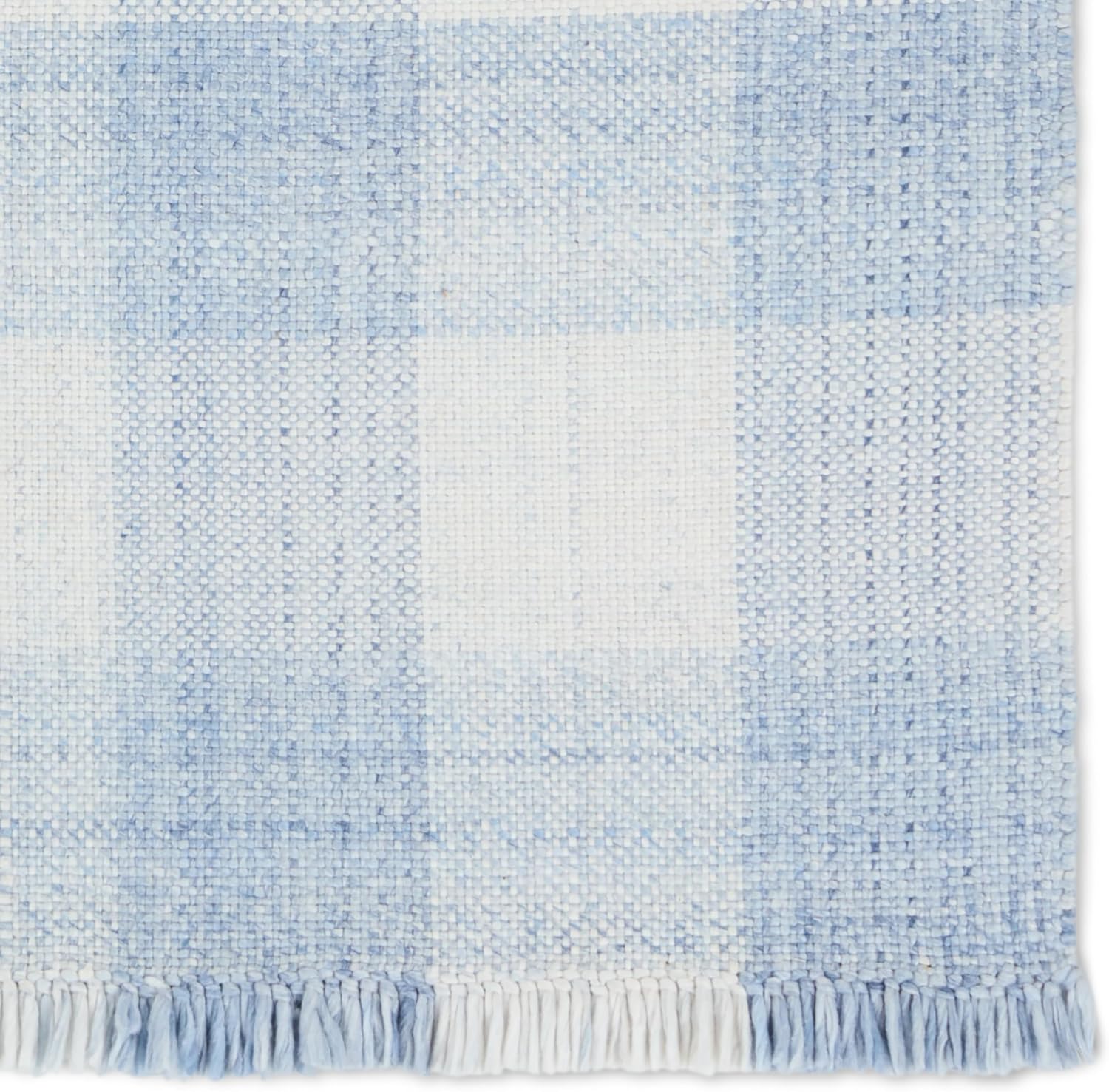 Jaipur Living, Outdoor 5x8 Area Rug, Farmhouse Striped Light Blue/Ivory Patio Rug