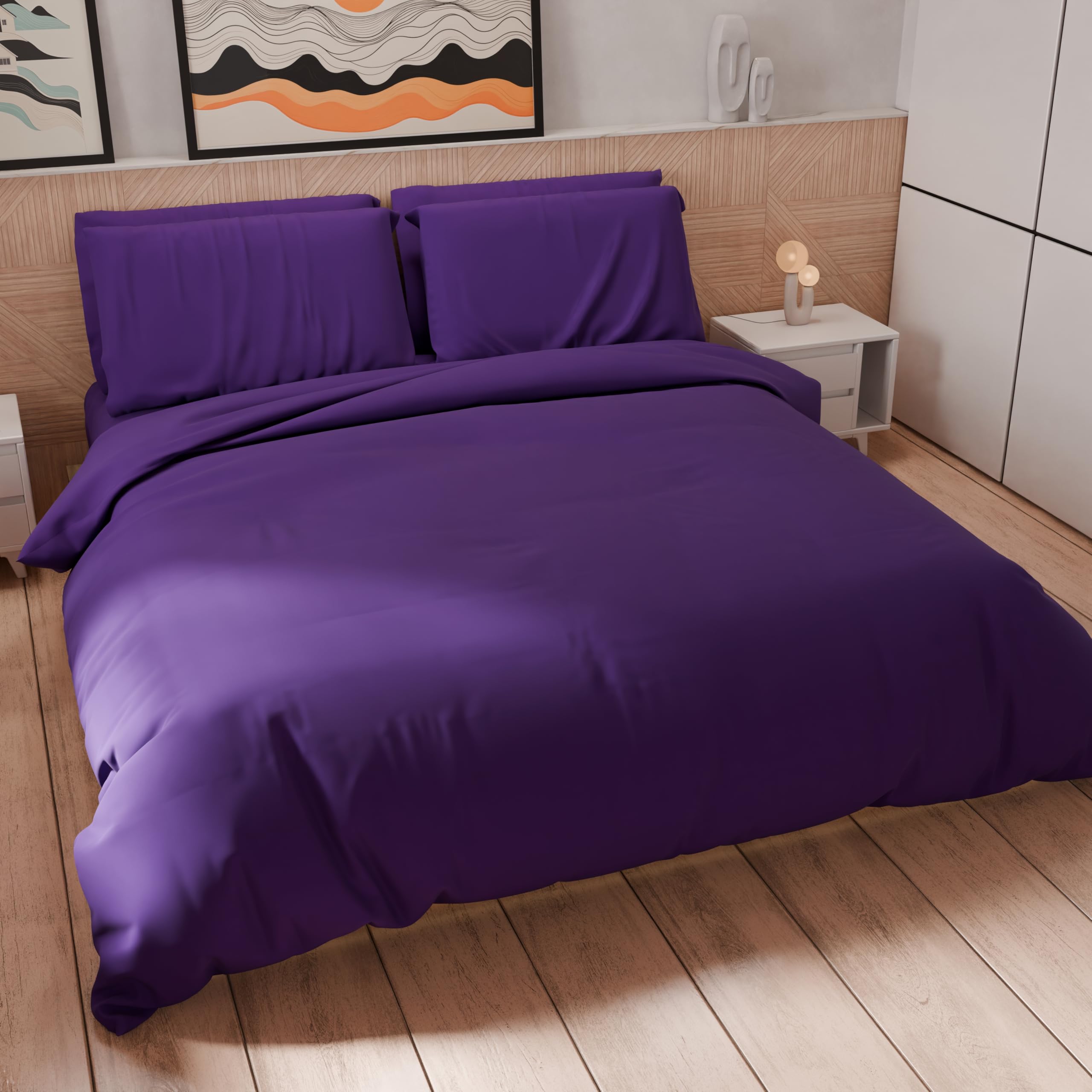 PETTI Artigiani Italiani, Single Duvet Cover Set 150 x 200 cm (1 Pillow Case 50 x 80 cm Included)