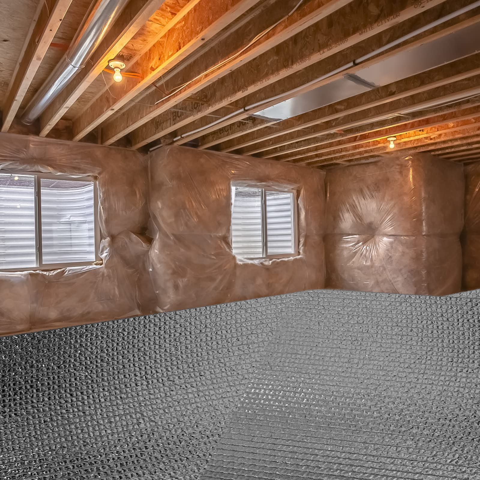 UISEBRT Lámina aislante de aluminio, 1 x 15 m, lámina térmica de aluminio, lámina reflectante para radiadores, 3-4 mm de grosor, lámina de aislamiento térmico, aislamiento térmico