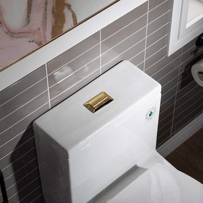 Inodoro moderno one piece WOODBRIDGE dual flush blanco miniatura 11