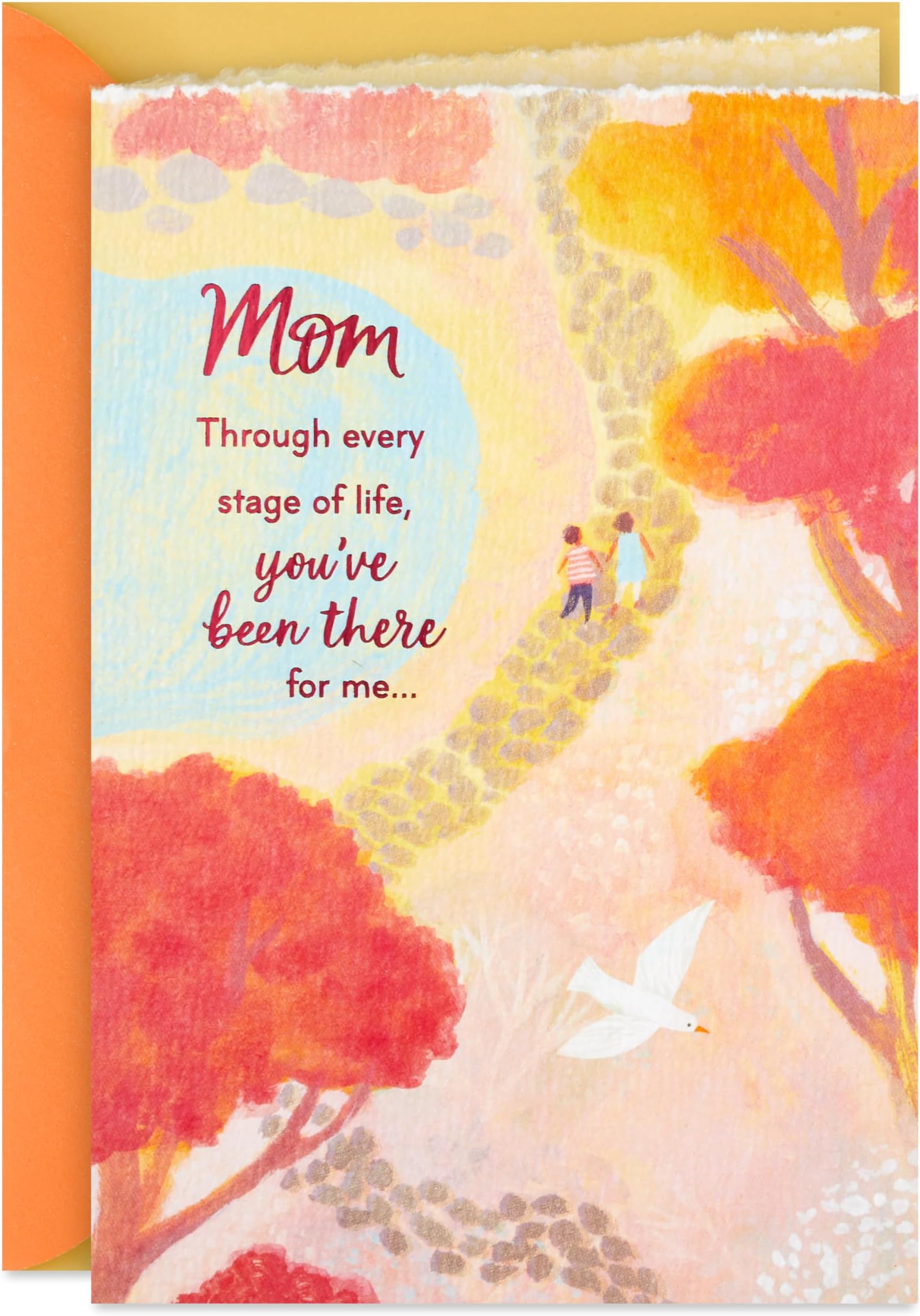 Mother's Day Card for Mom (There for Me) from Daughter or Son, Mom Birthday Card, Thank You, Appreciation