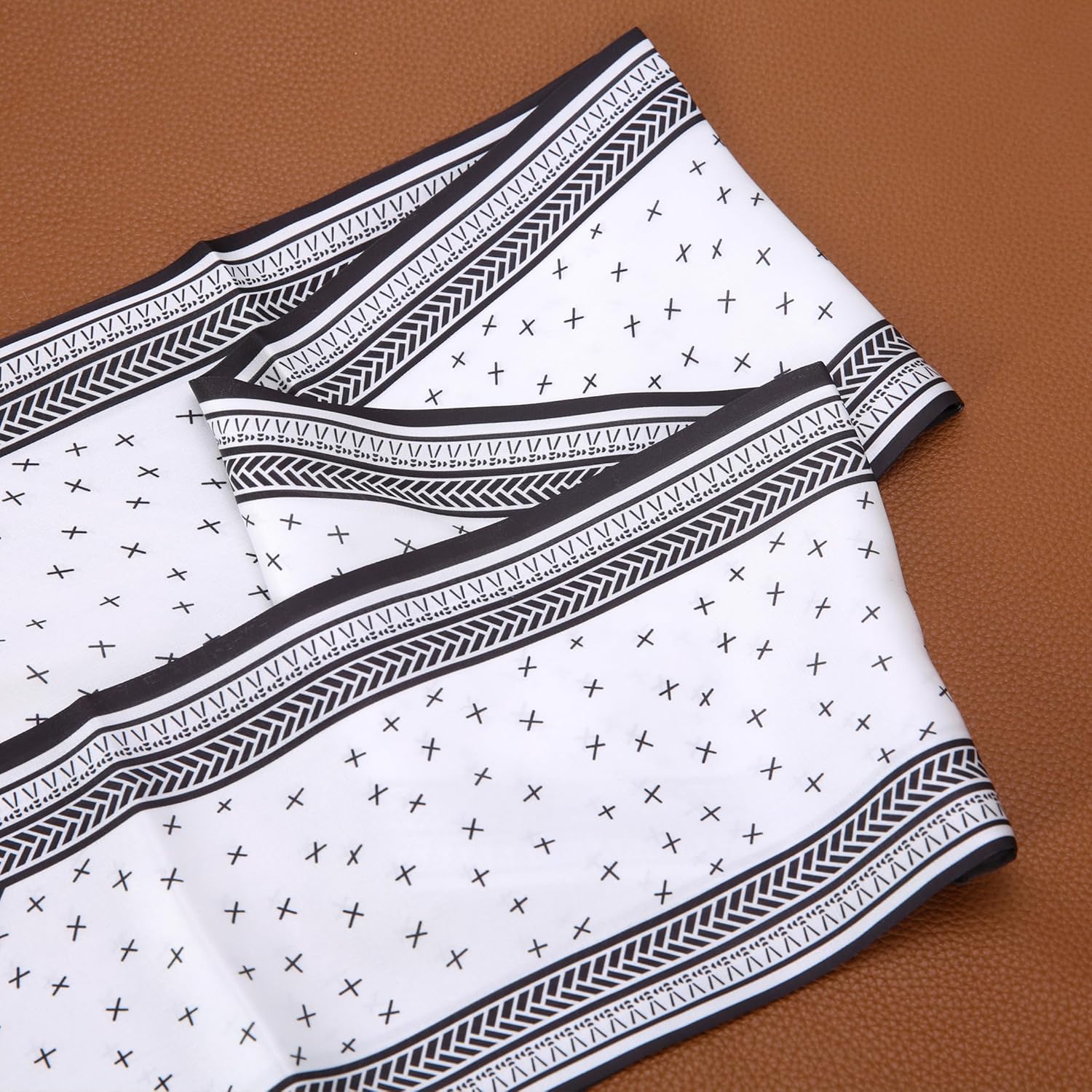 Iswee Designer Purses Women's Handbags Tote Bags Crossbody Bag with Silk Scarf Long Scarf - Image 3