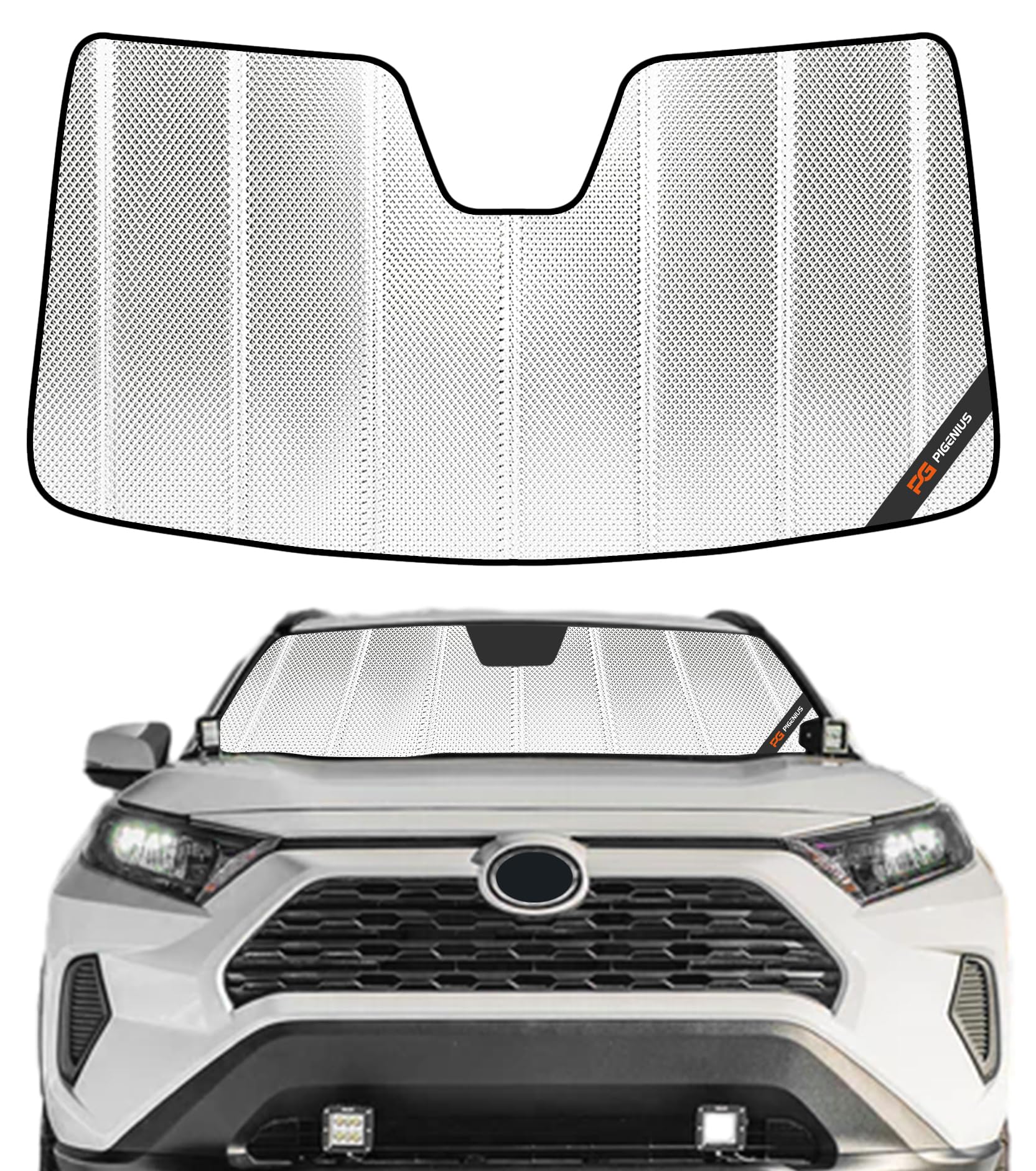 Amazon.com: Pigenius Windshield Sun Shade for Toyota RAV4 2019