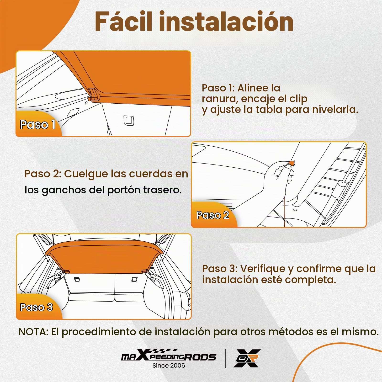 maXpeedingrods Cubierta de maletero para Ford Focus MK3 11-18 BM51A46506AD3JA6 negro