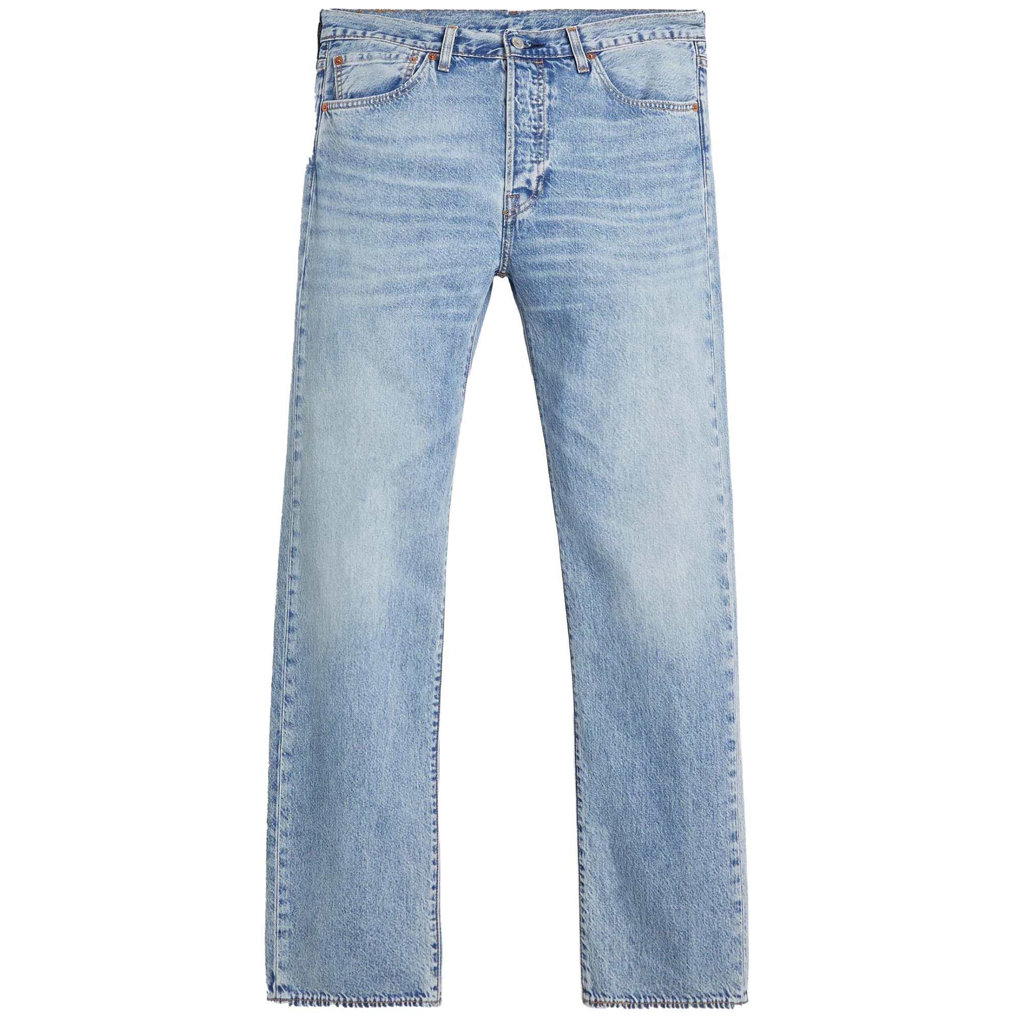 Levi's Herren Jeanshose 501 Original mit Knopfleiste, Straight Fit, Low On Sleep LTWT, W30/L34